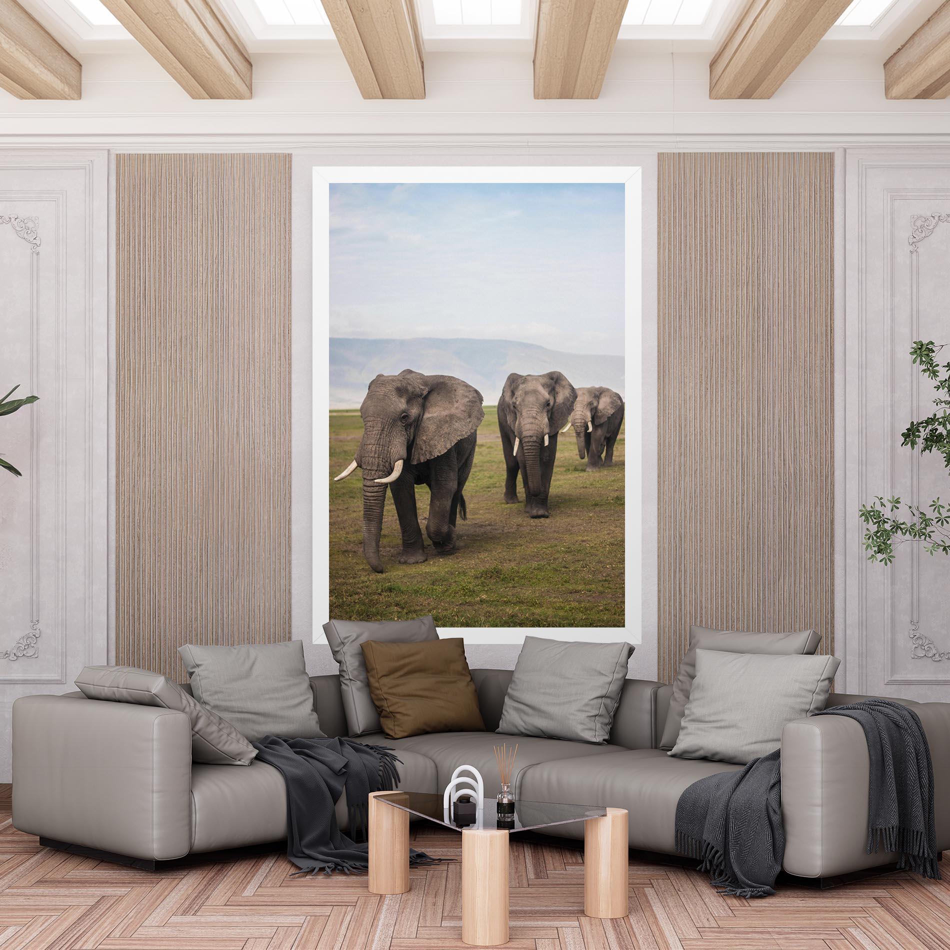 Tablou Canvas Elephant Landscape mockup 6