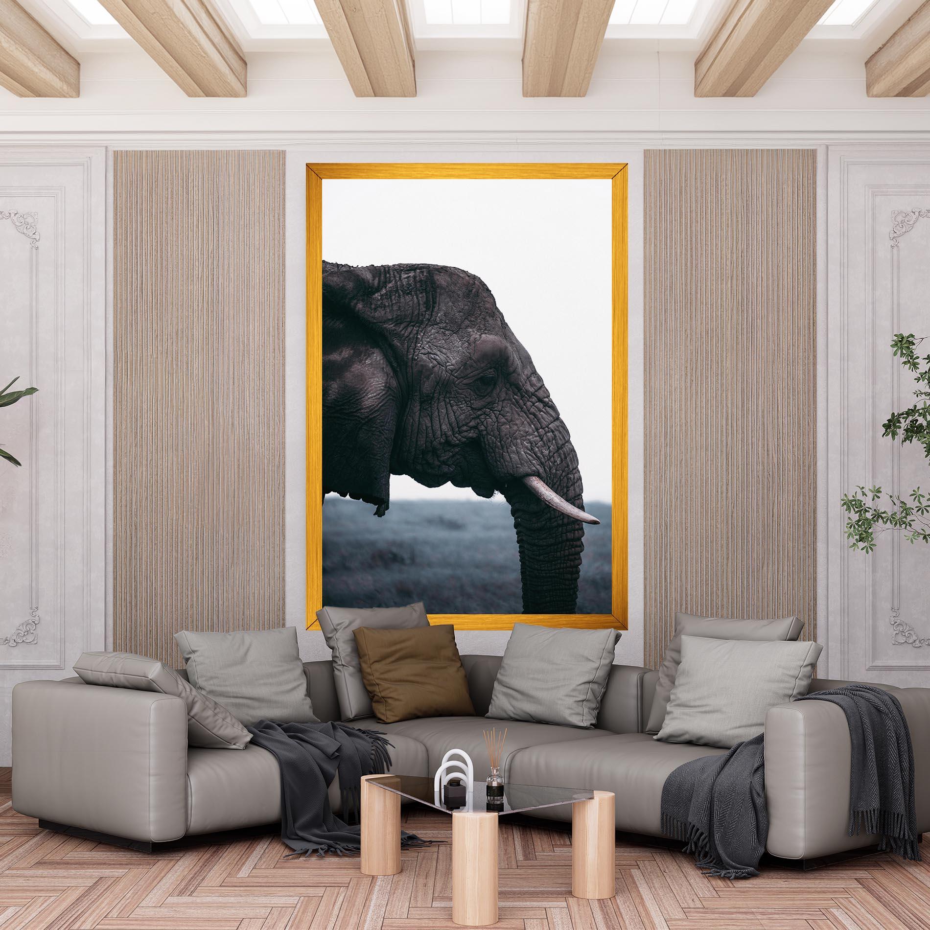 Tablou Canvas Close Grey Eelephant mockup 6