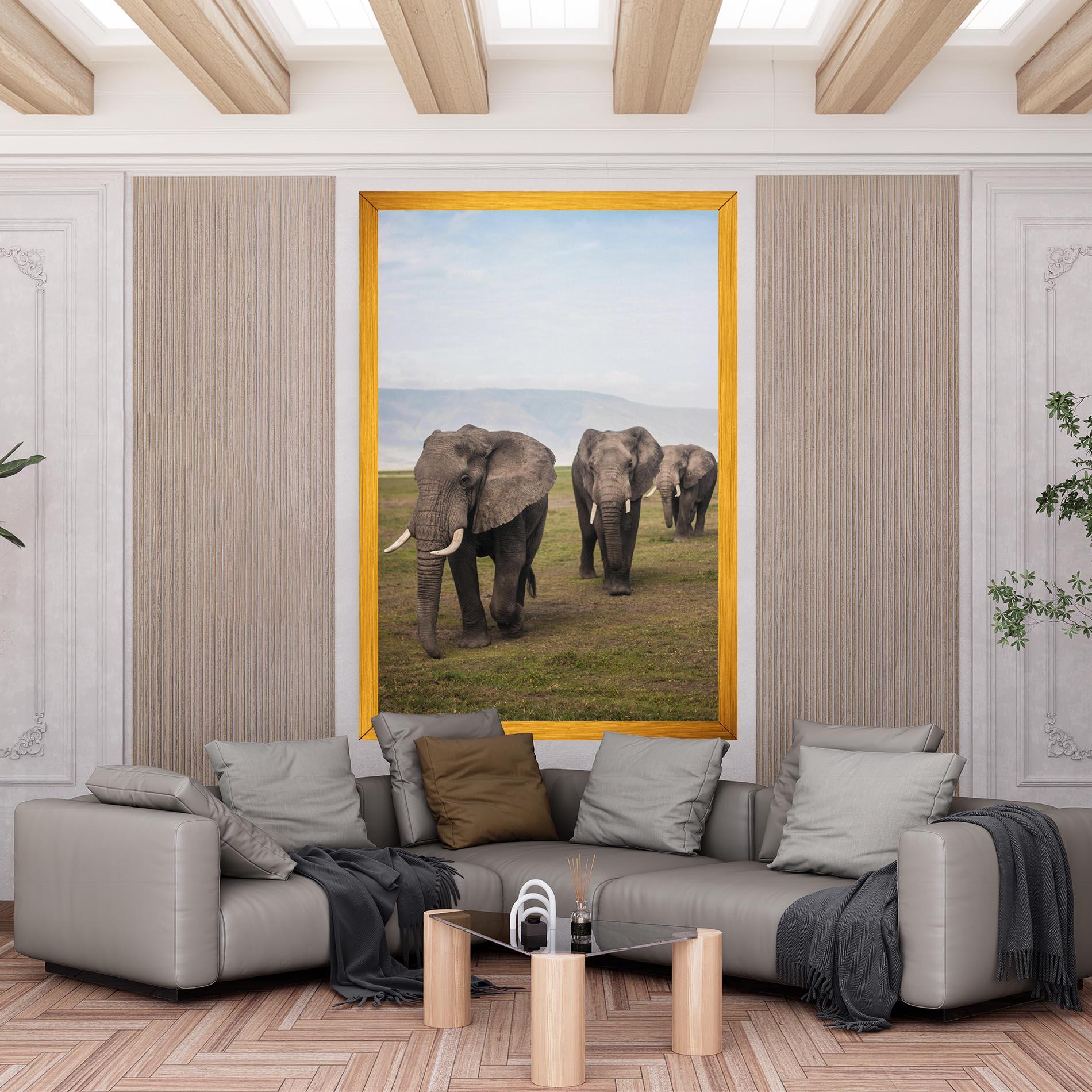 Tablou Canvas Elephant Landscape mockup 6