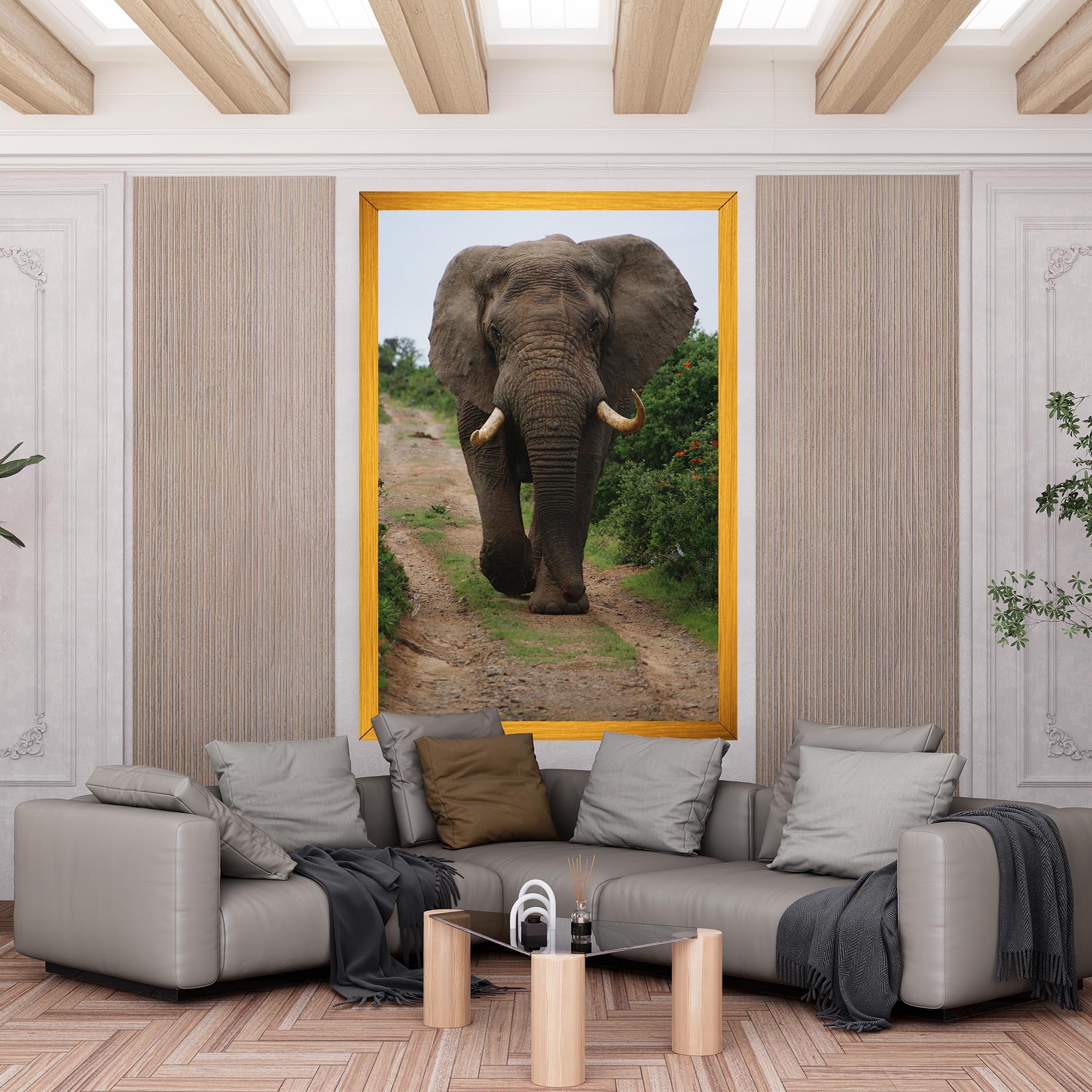 Tablou Canvas Elephant Safari mockup 6