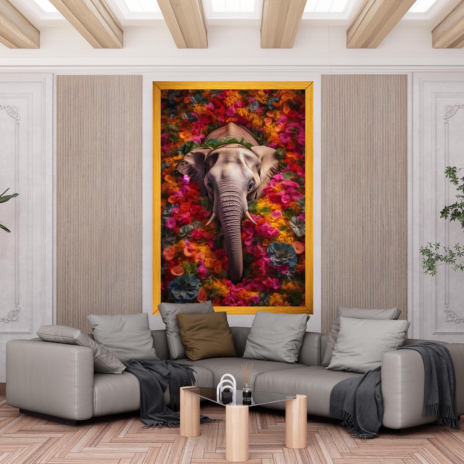 Flower Elephant mockup 6