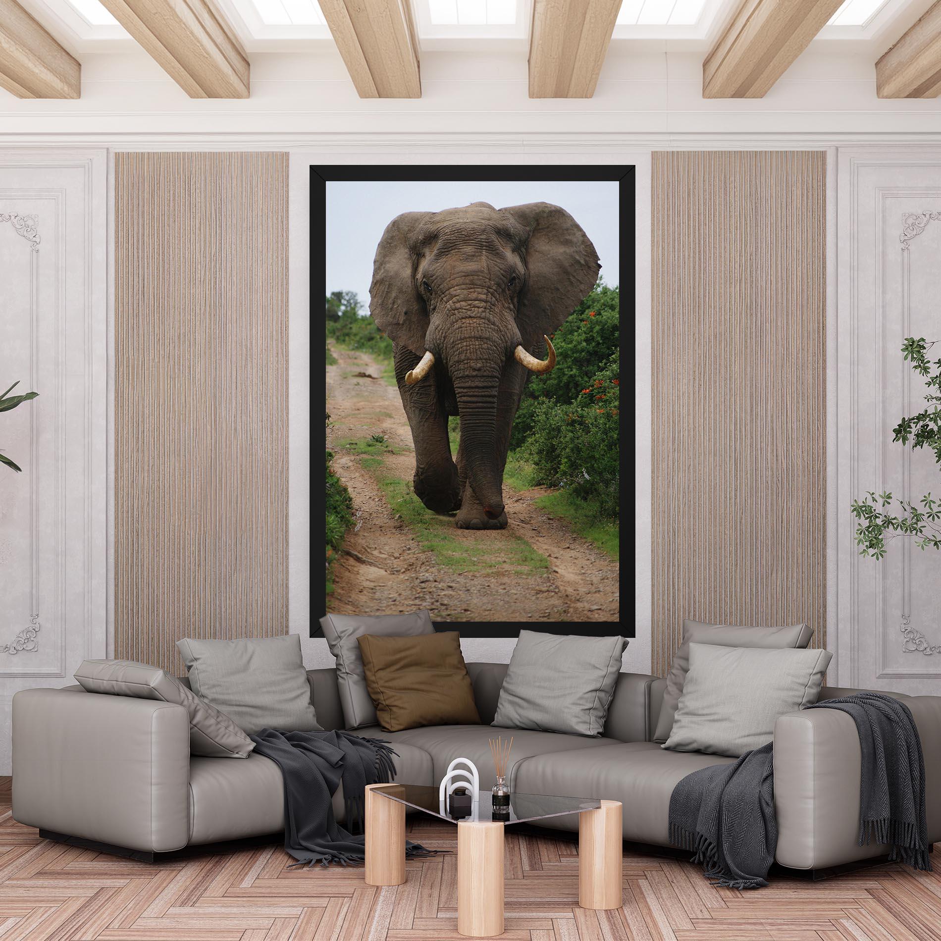 Tablou Canvas Elephant Safari mockup 6