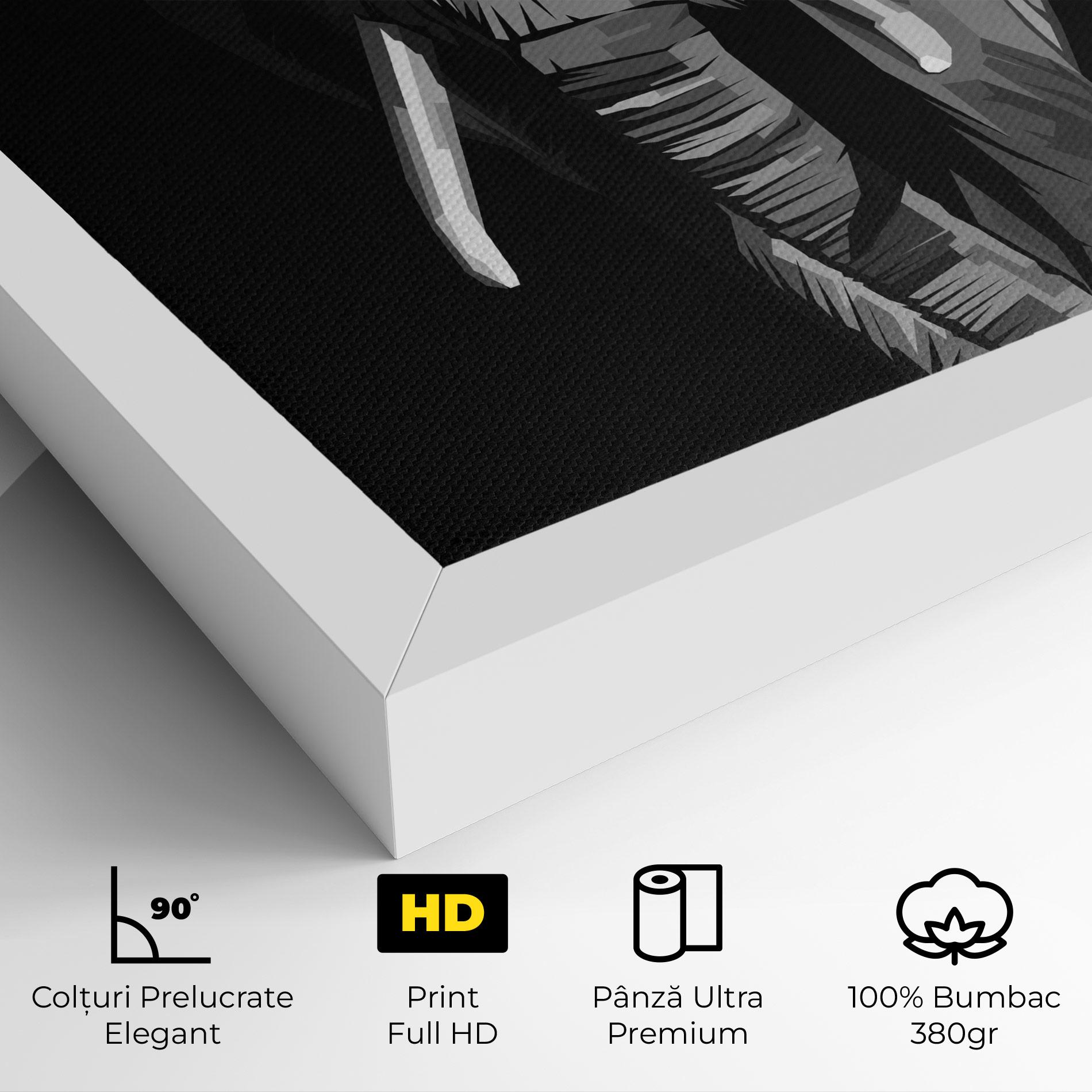 Tablou Canvas Beautiful Grey Elephant mockup 4