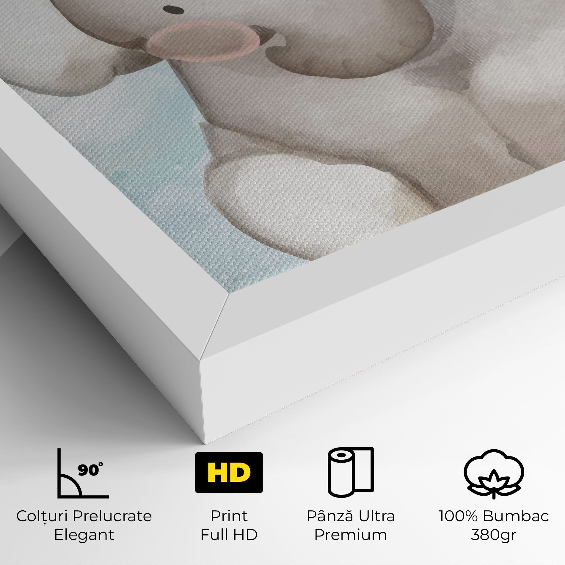 Elephant On Blue mockup 4