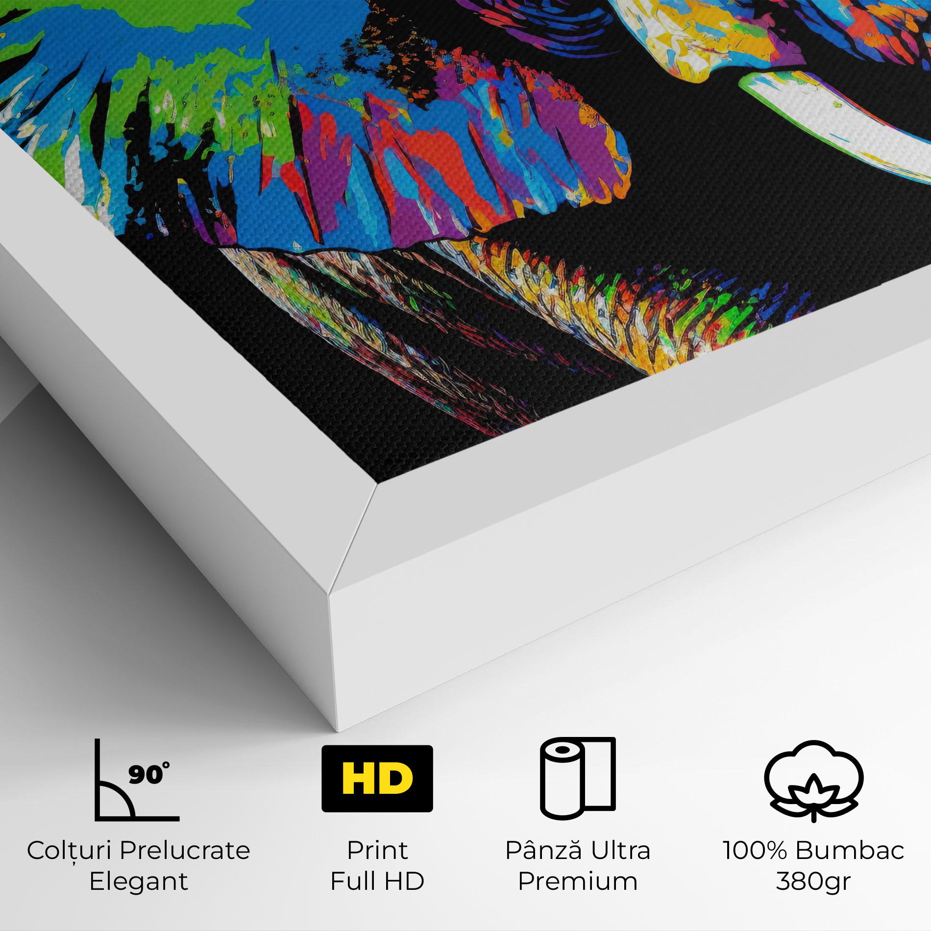 Tablou Canvas Elephant Portrait mockup 4