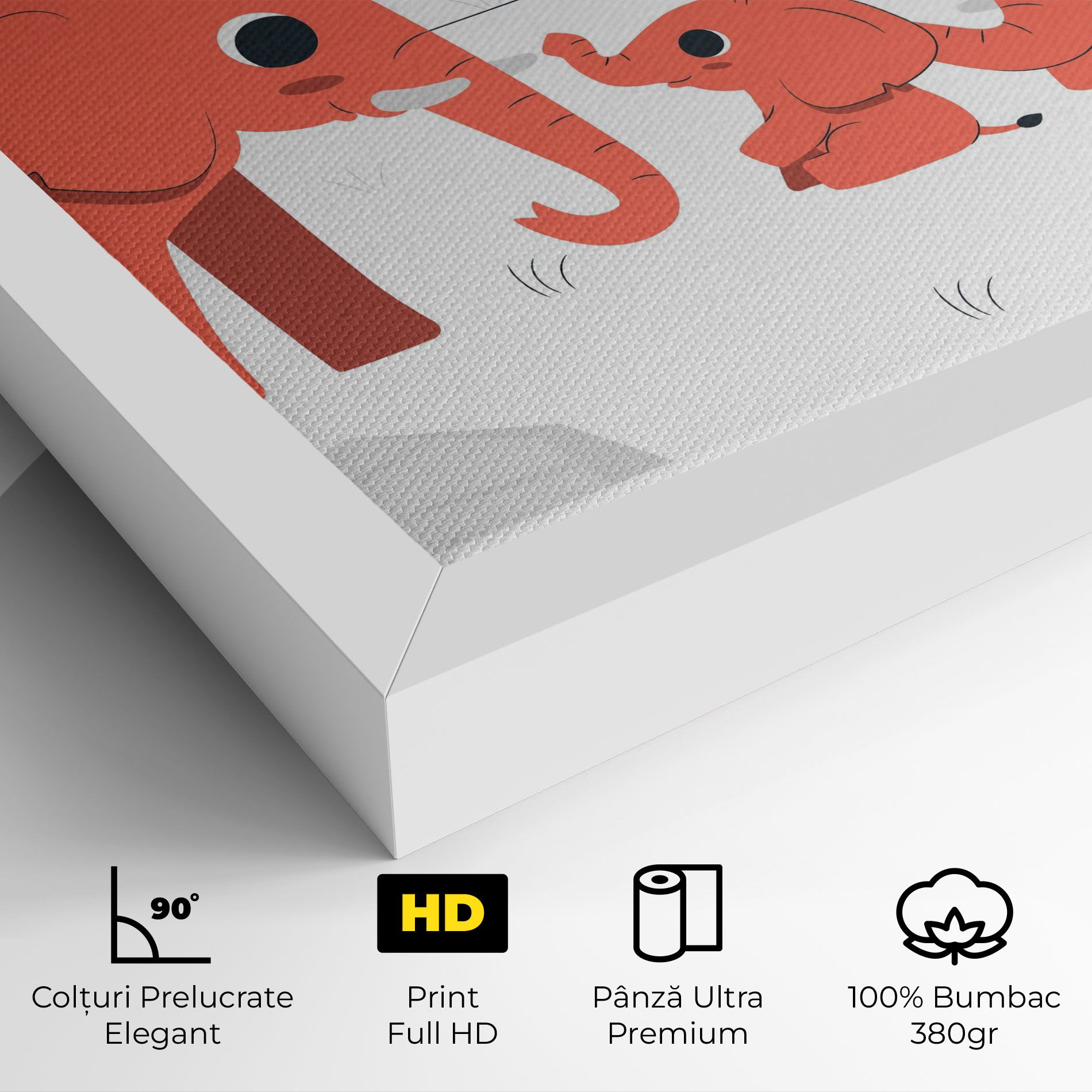 Orange Elephant mockup 4