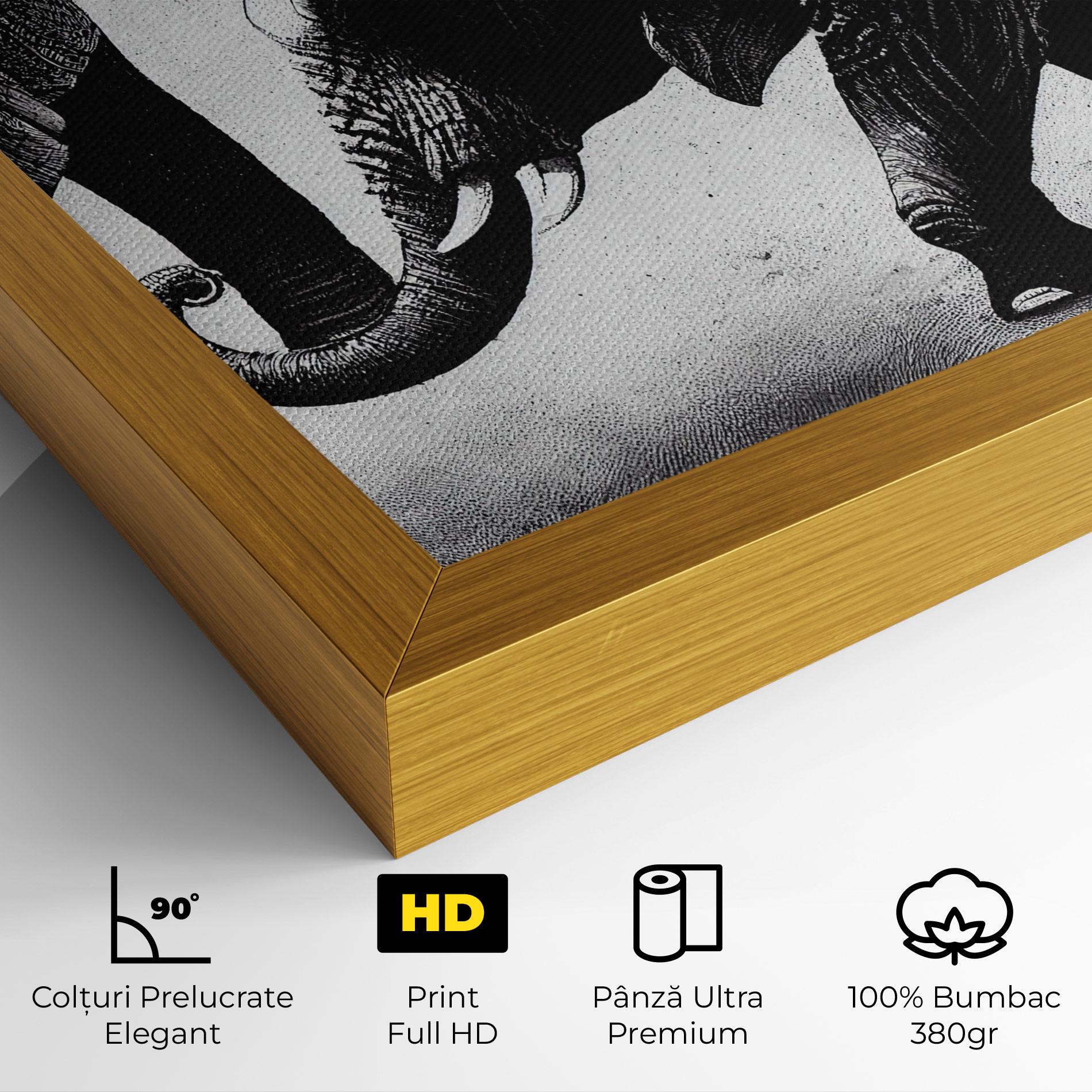 Tablou Canvas Baby Elephant mockup 4