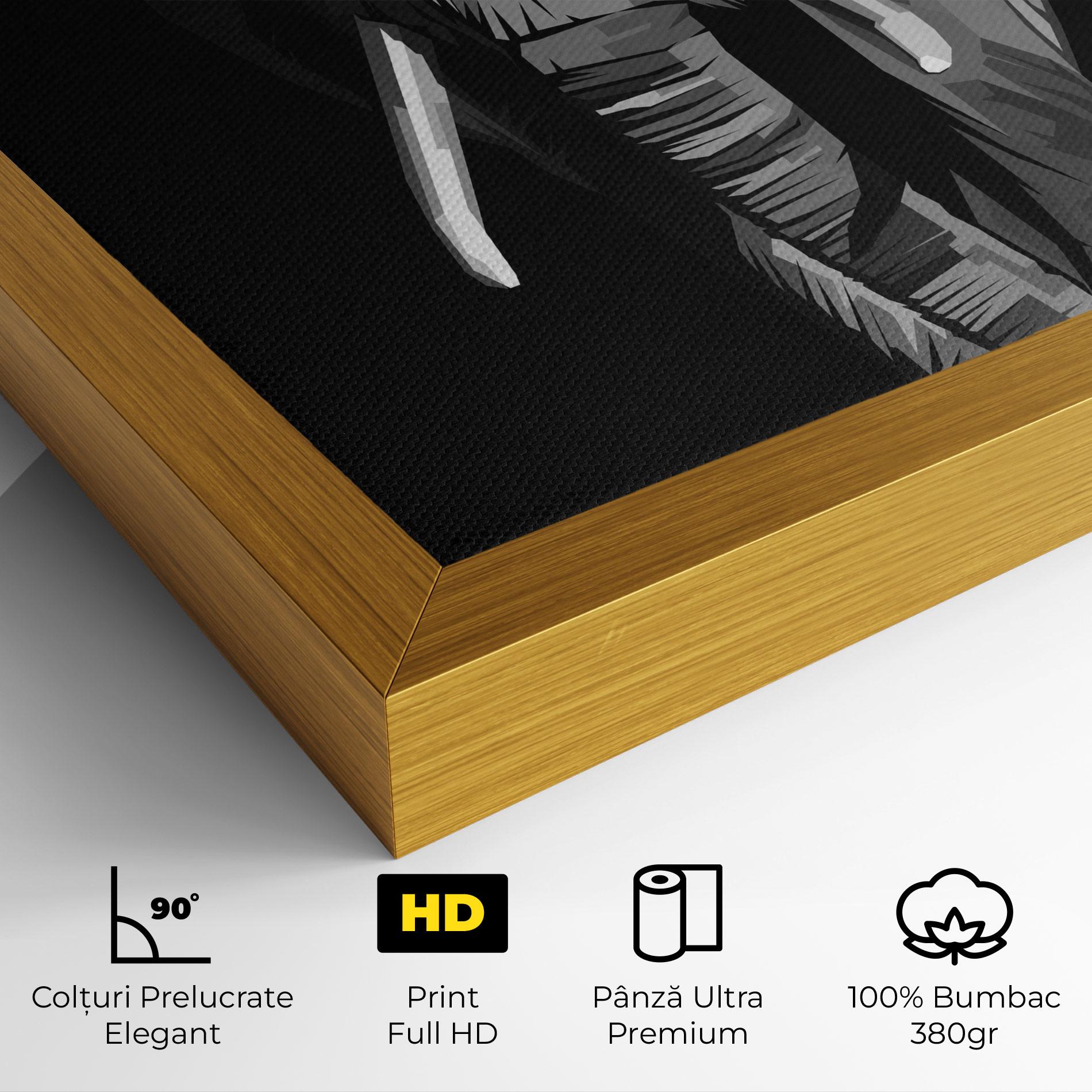 Tablou Canvas Beautiful Grey Elephant mockup 4