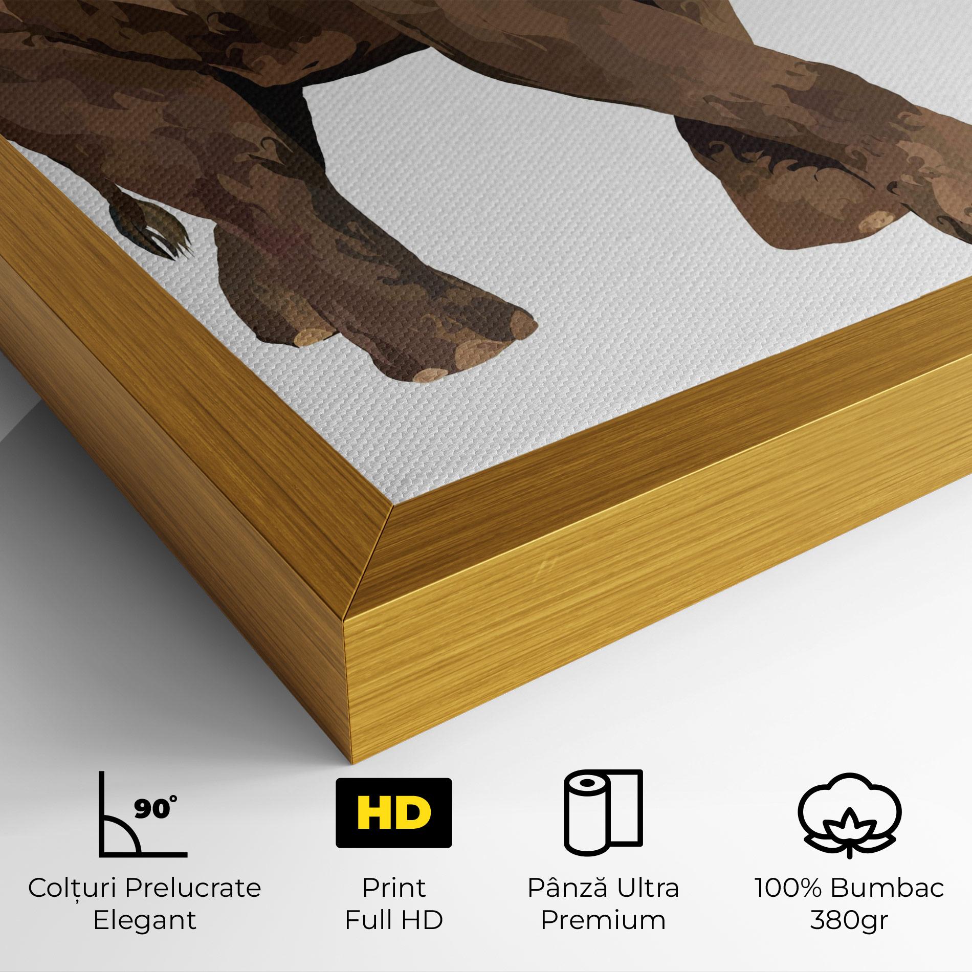 Tablou Canvas Brown Elephant mockup 4