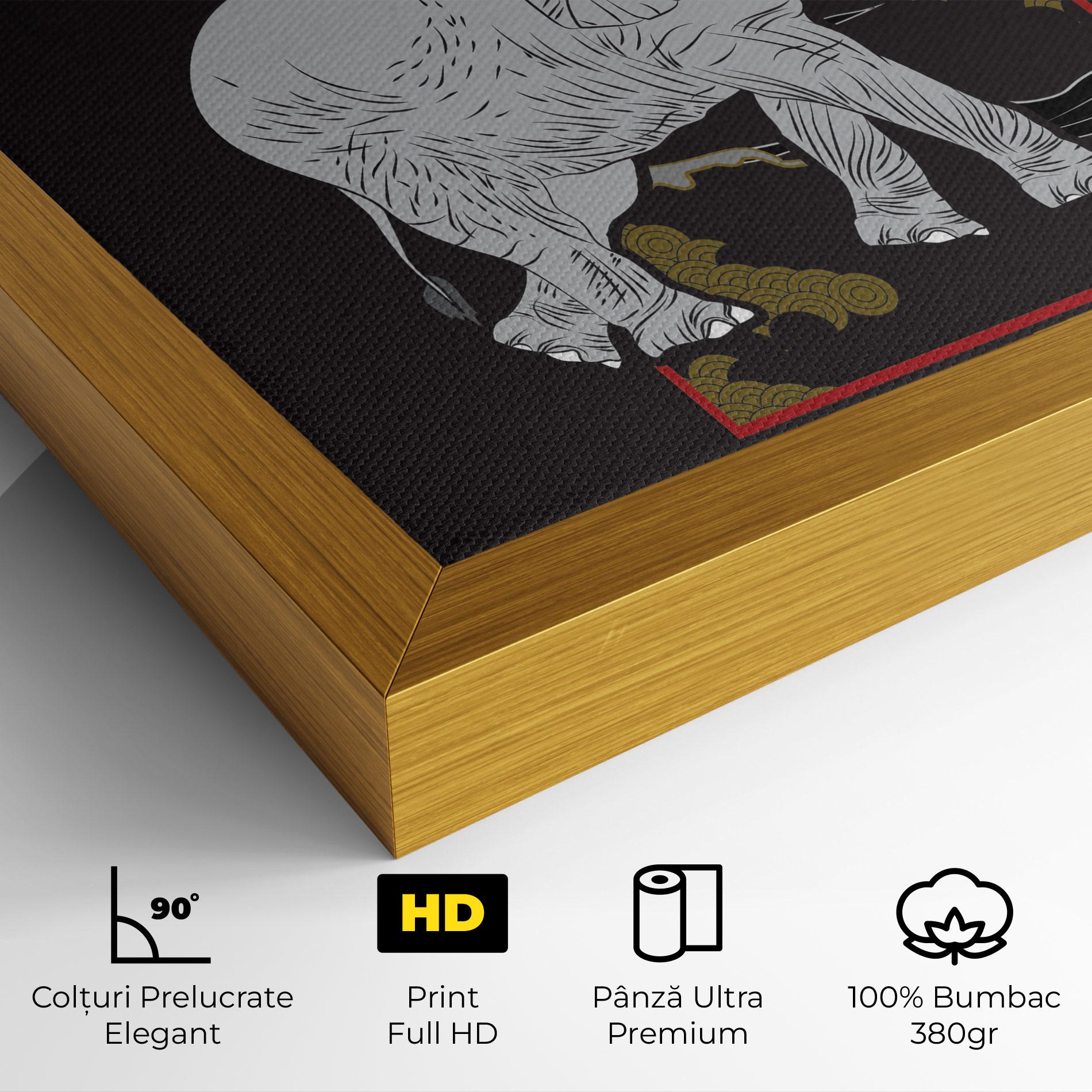 Tablou Canvas Elephant Asia mockup 4