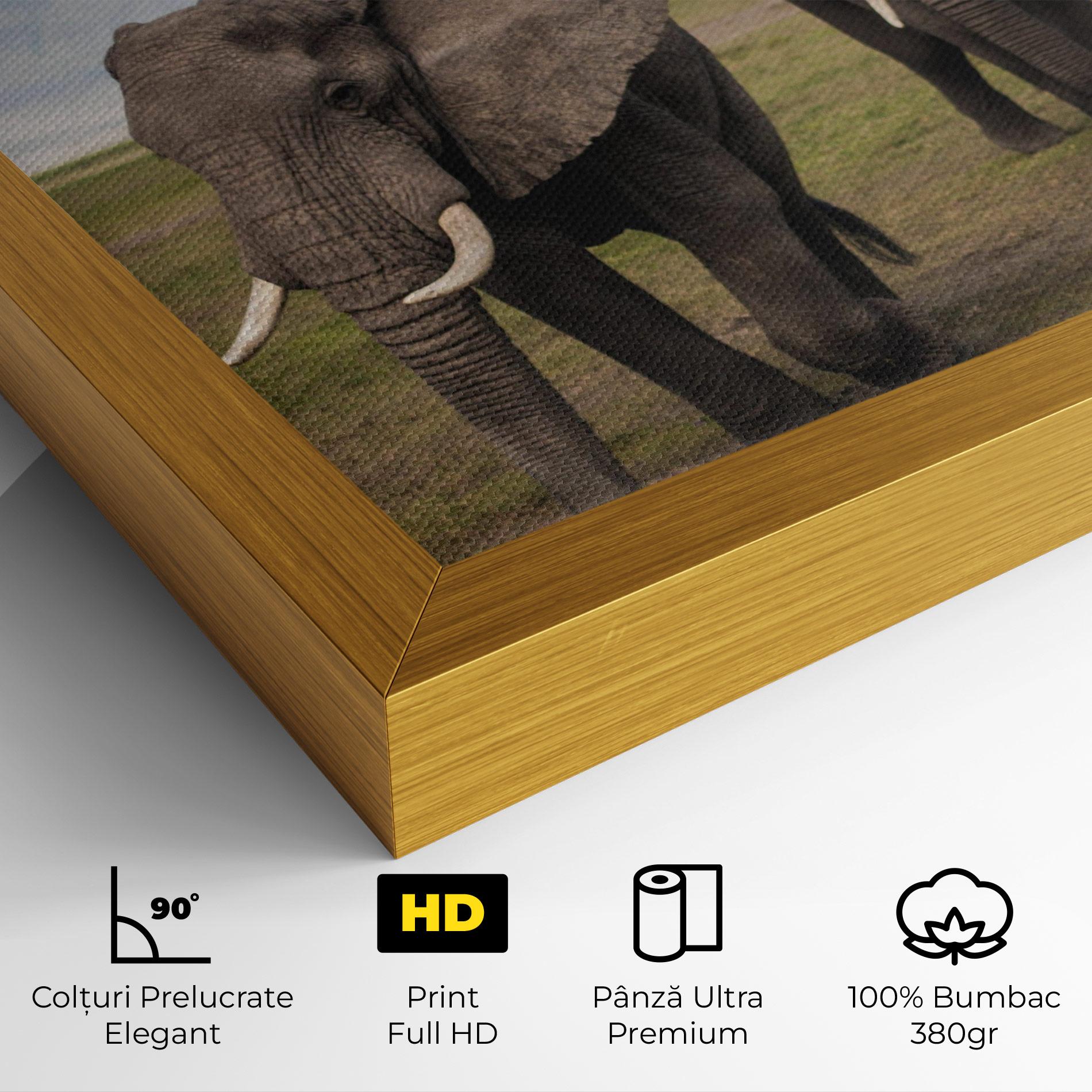 Tablou Canvas Elephant Landscape mockup 4