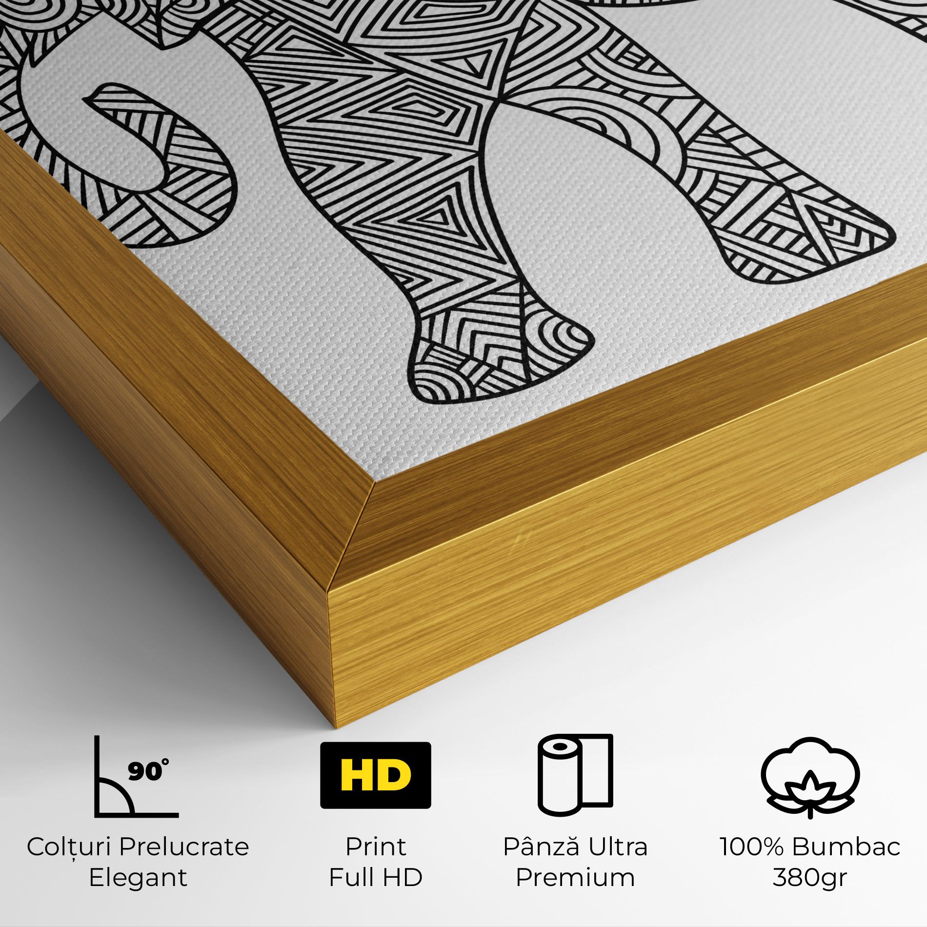 Elephant Mandala mockup 4