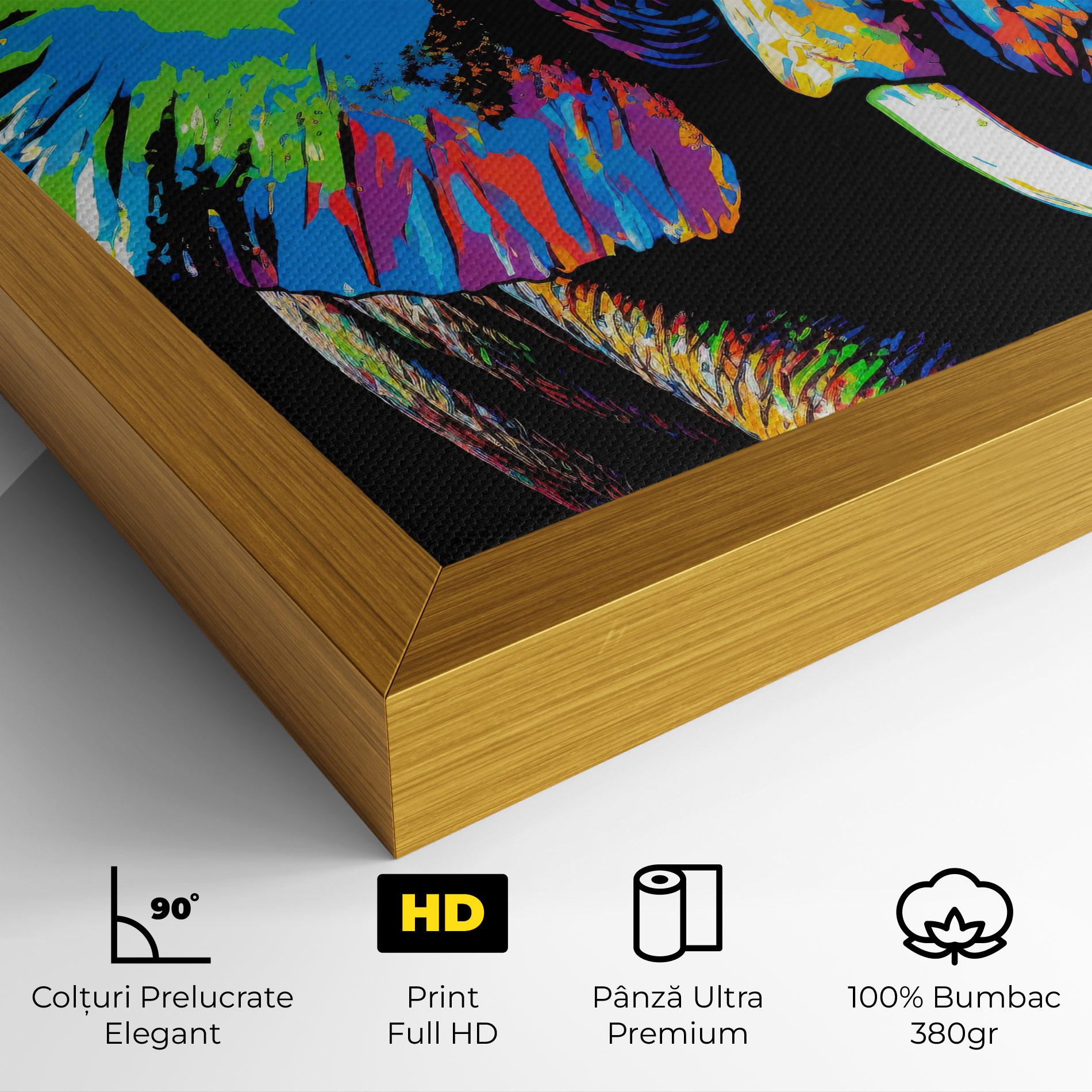 Tablou Canvas Elephant Portrait mockup 4