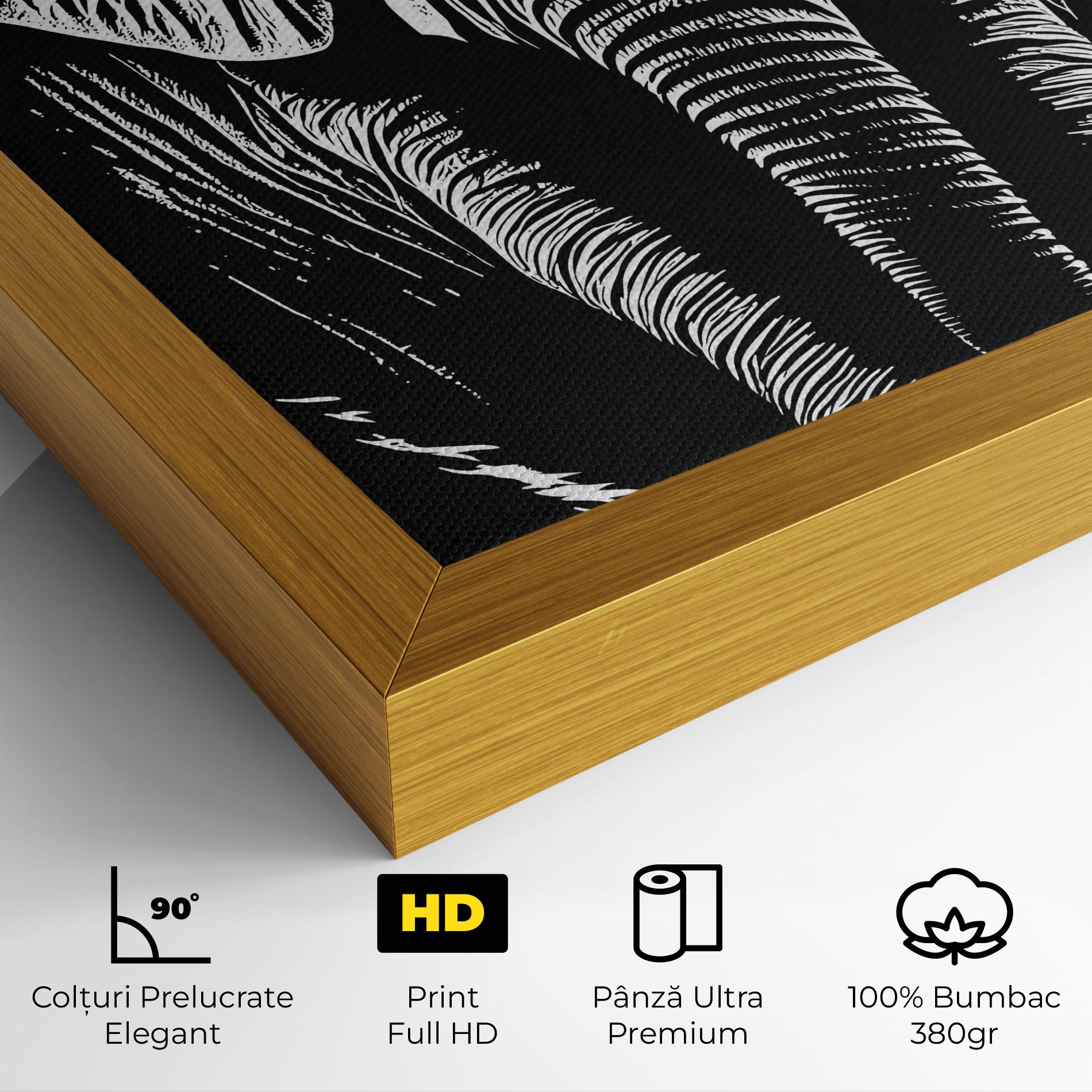 Tablou Canvas Elephant White Head mockup 4