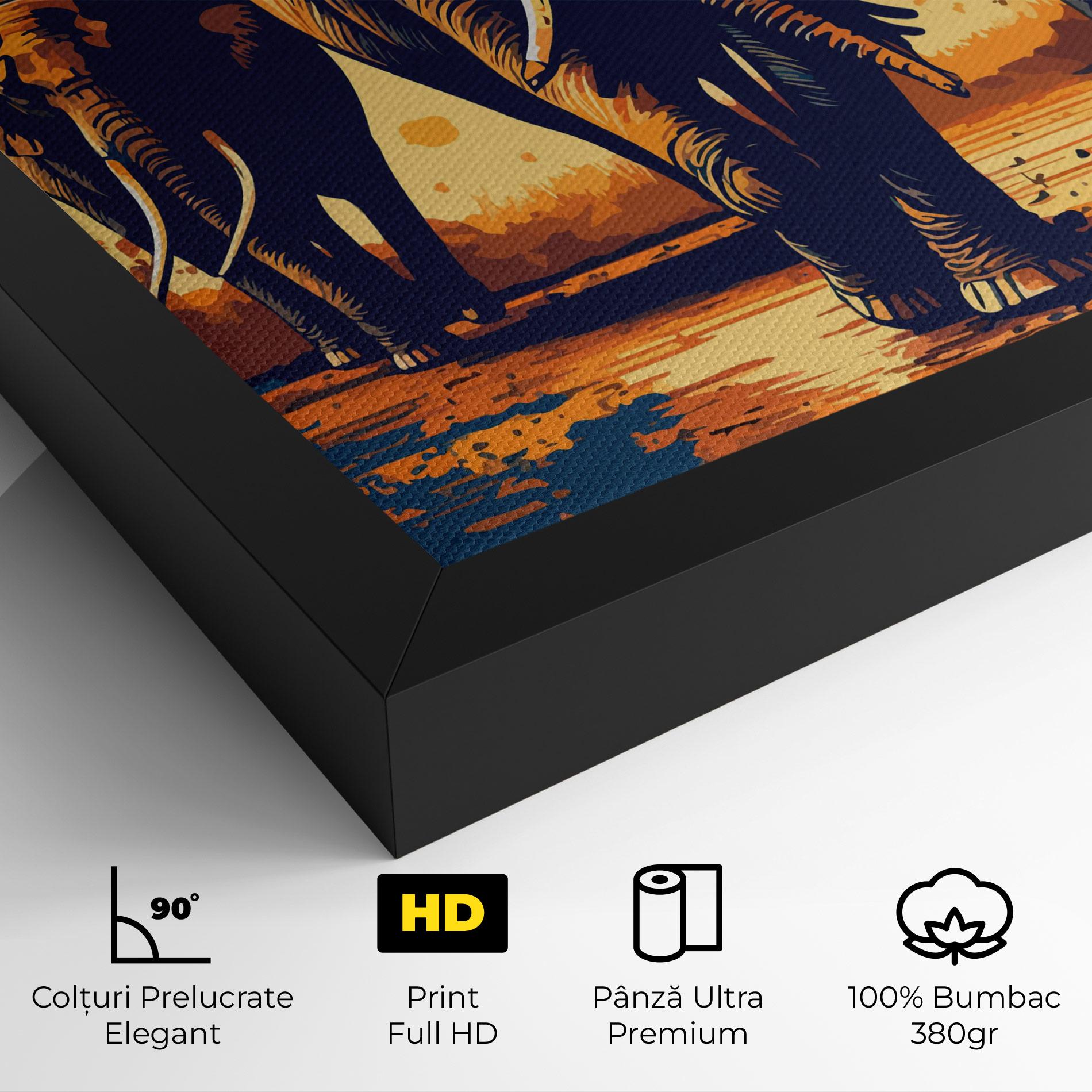Tablou Canvas 3 Elephants mockup 4