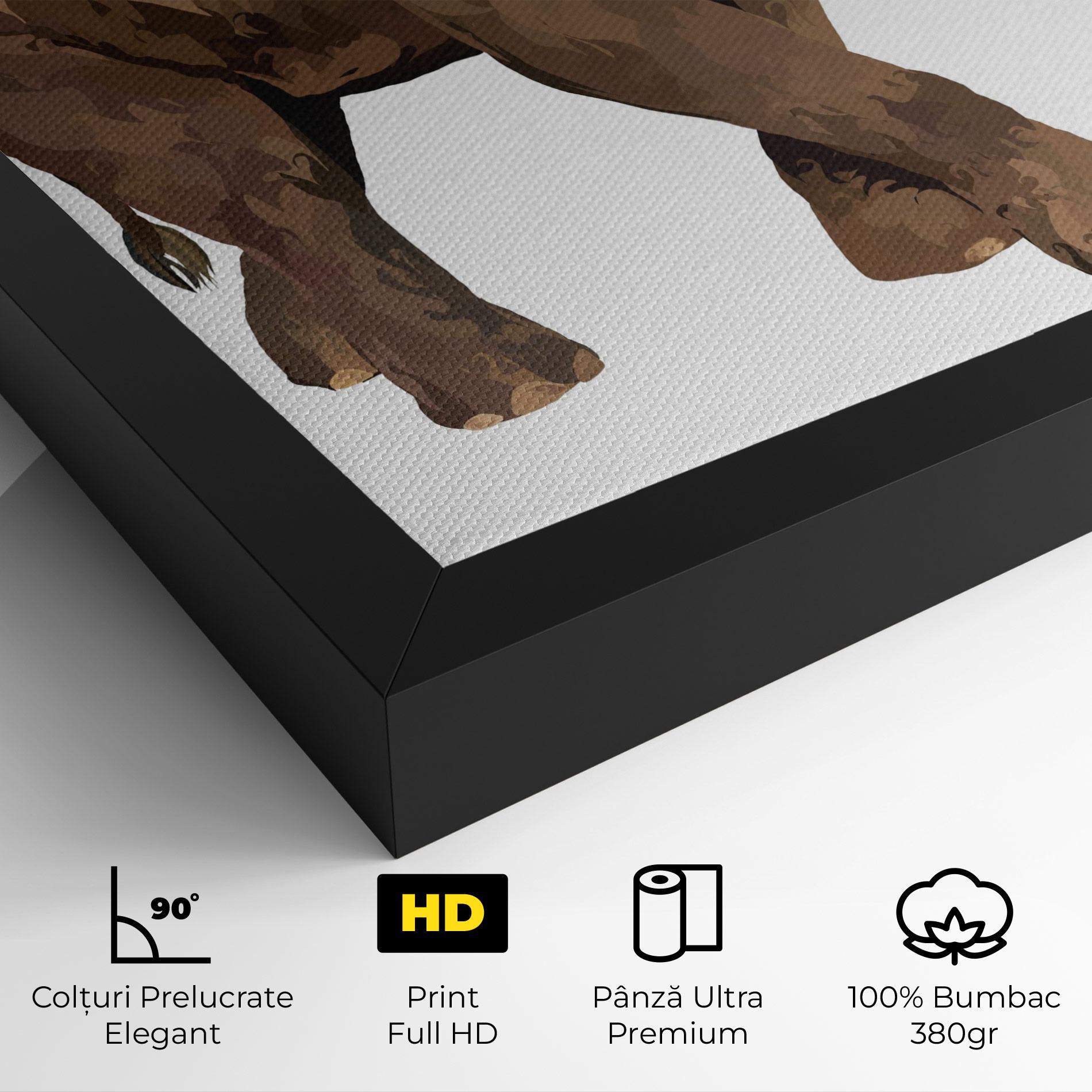 Tablou Canvas Brown Elephant mockup 4