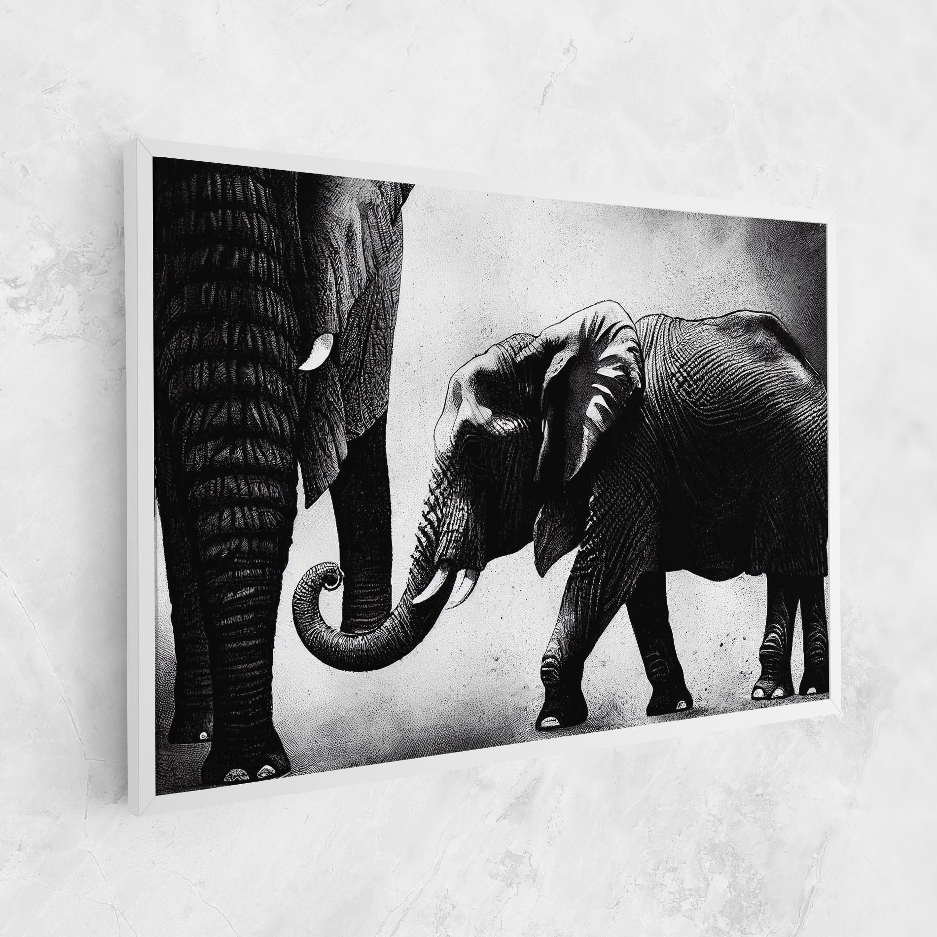 Tablou Canvas Baby Elephant mockup 1