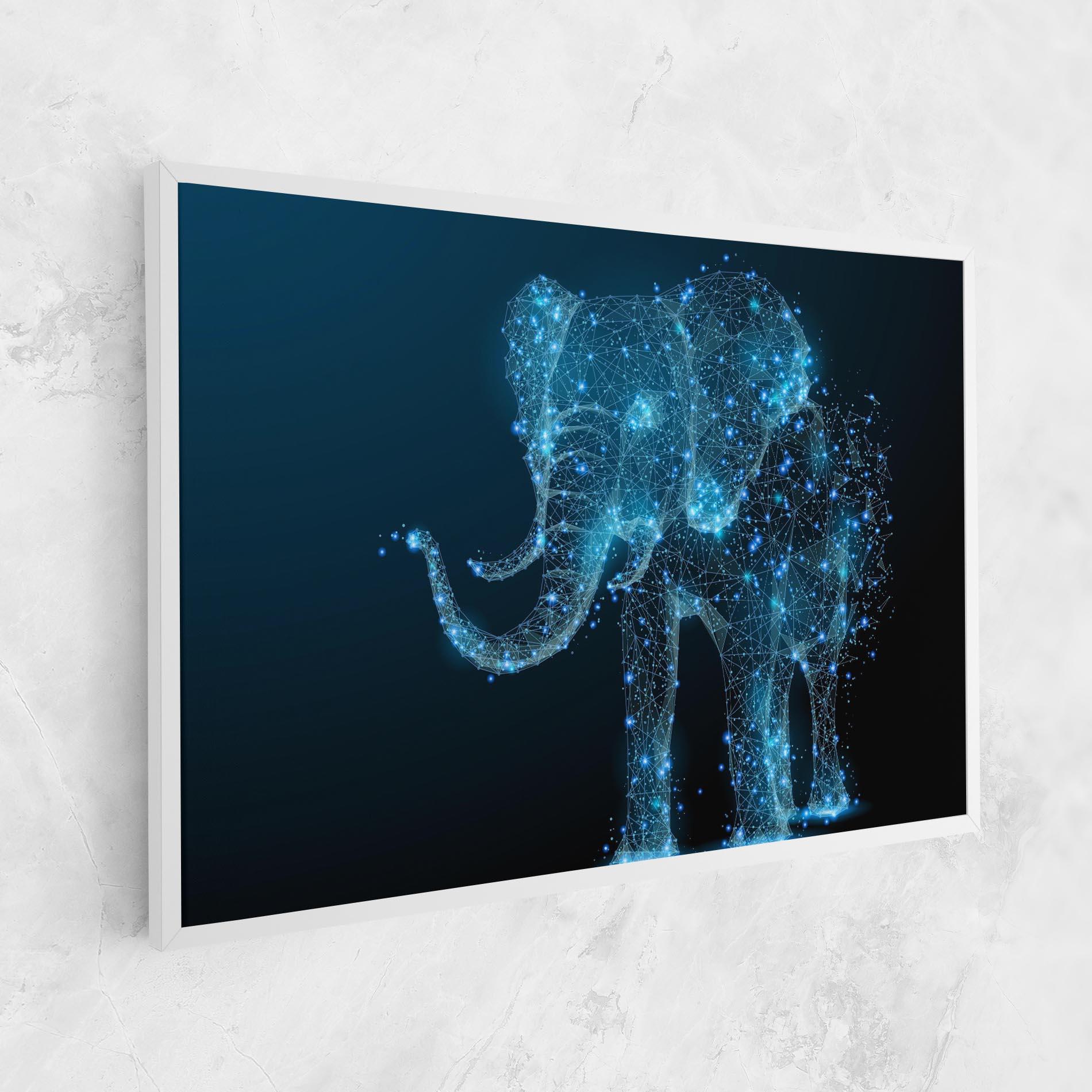 Tablou Canvas Digital Elephant mockup 1