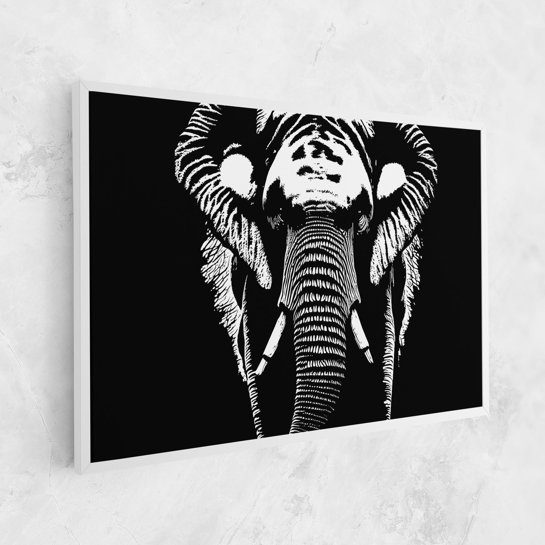 Tablou Canvas Elephant Drawing mockup 1