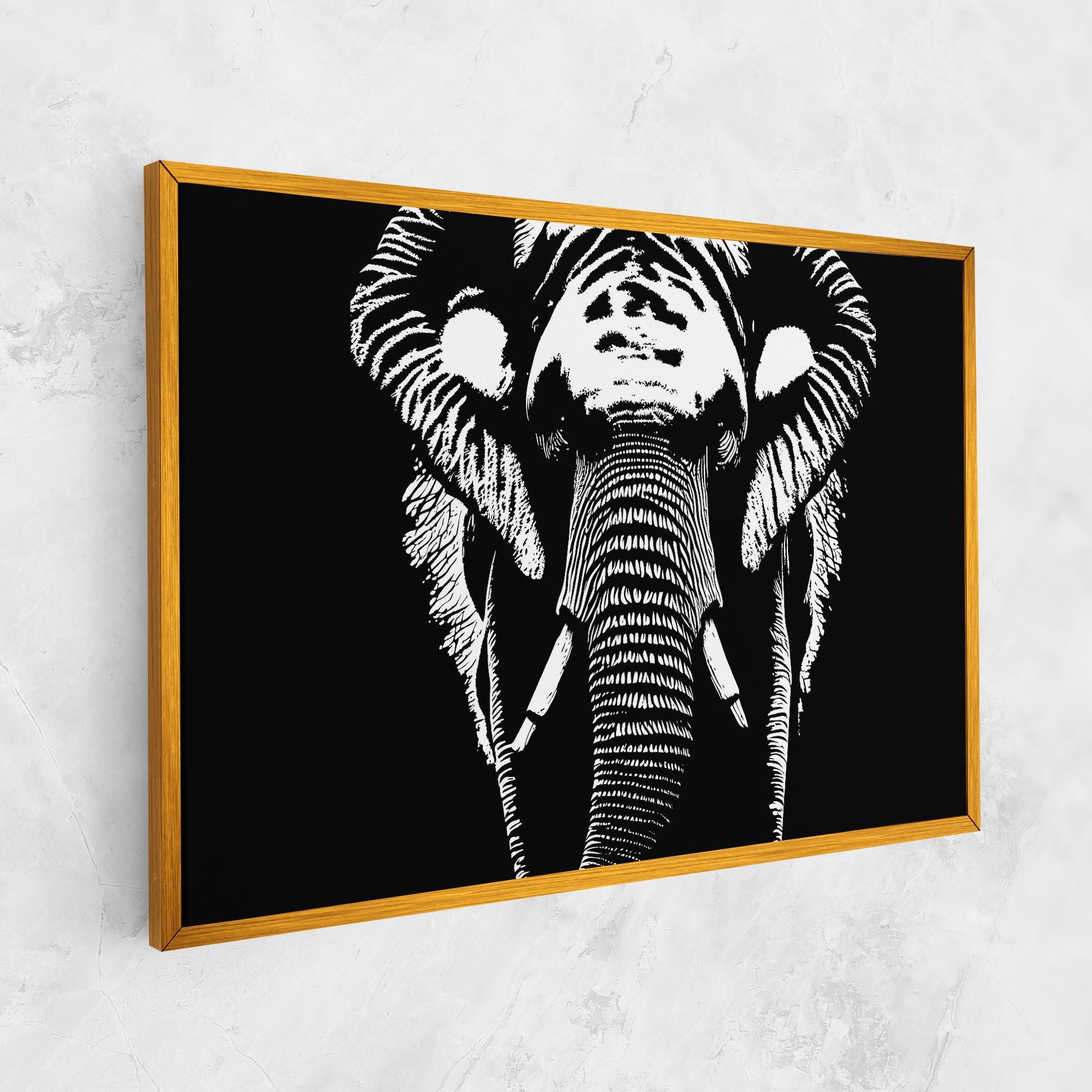 Tablou Canvas Elephant Drawing mockup 1