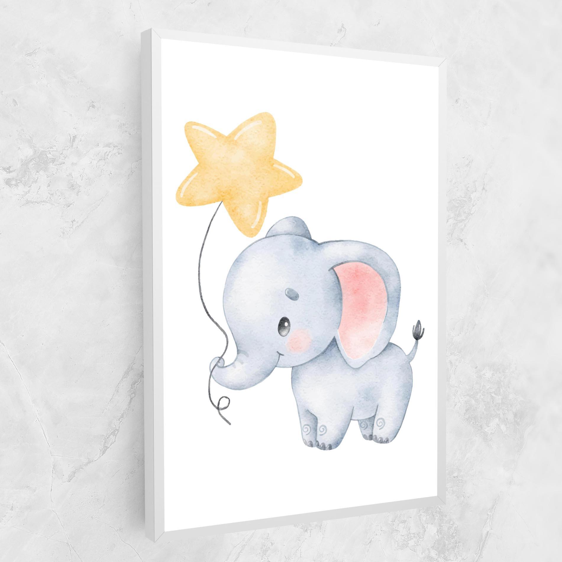 Tablou Canvas Baby Elephant Kids mockup 1