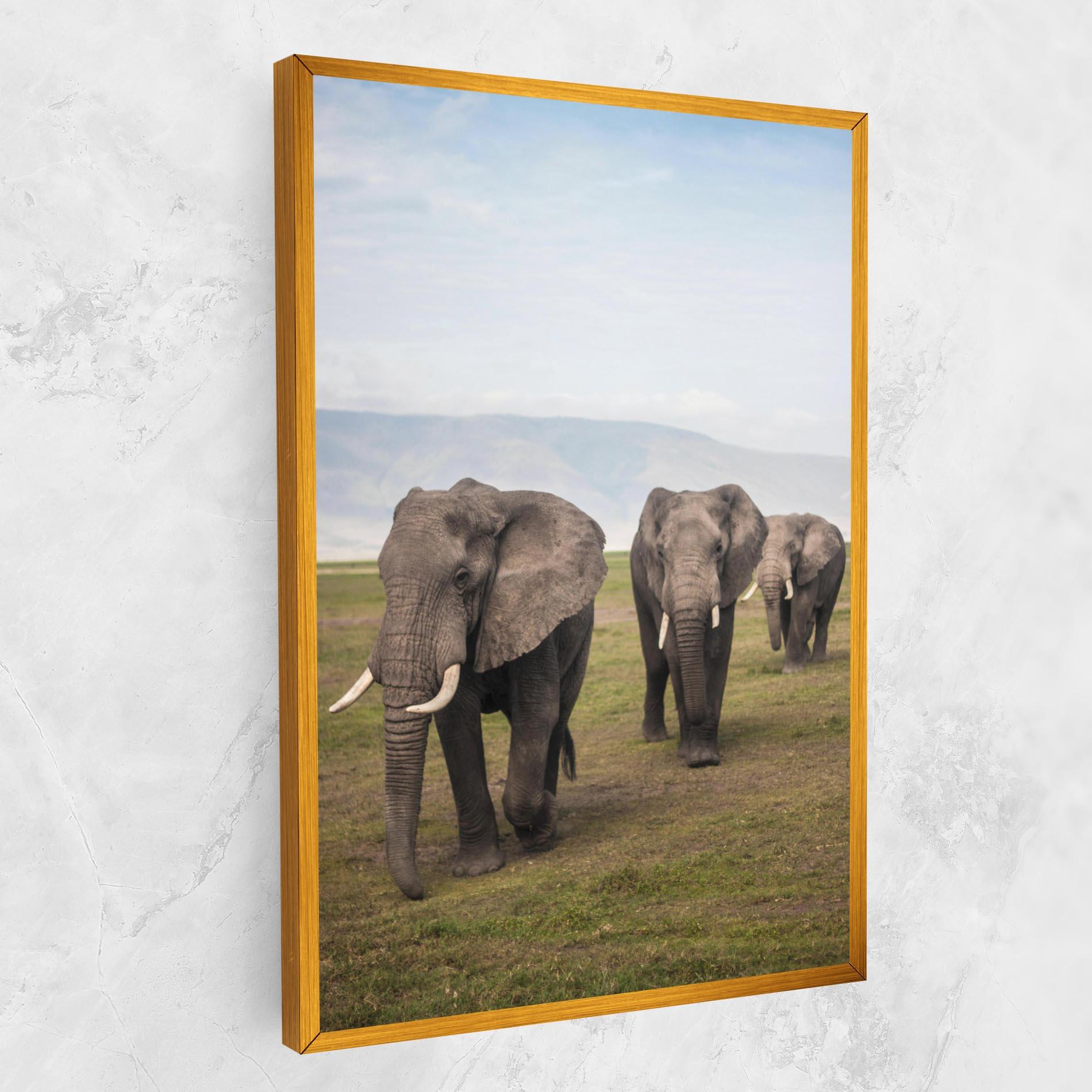Tablou Canvas Elephant Landscape mockup 1