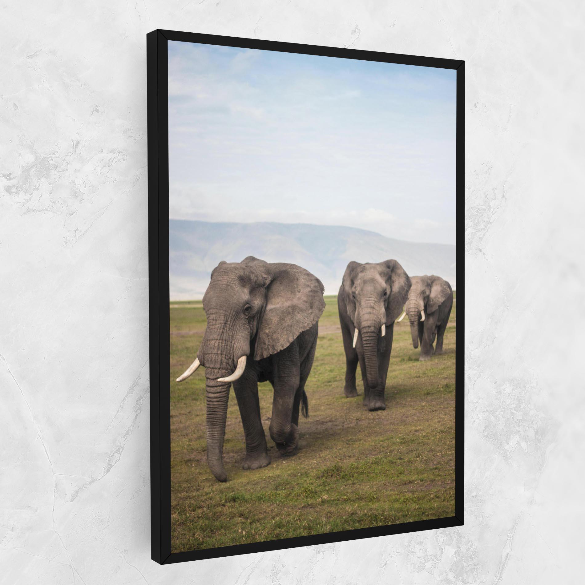 Tablou Canvas Elephant Landscape mockup 1