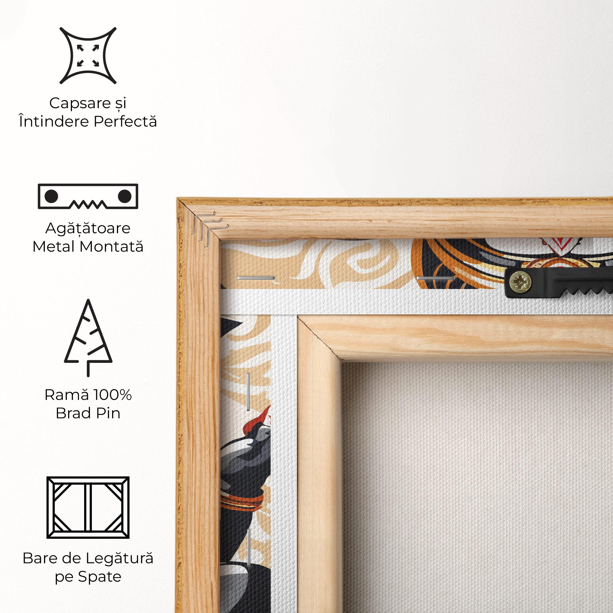 Tablou Canvas Elefant Color Mix mockup 5