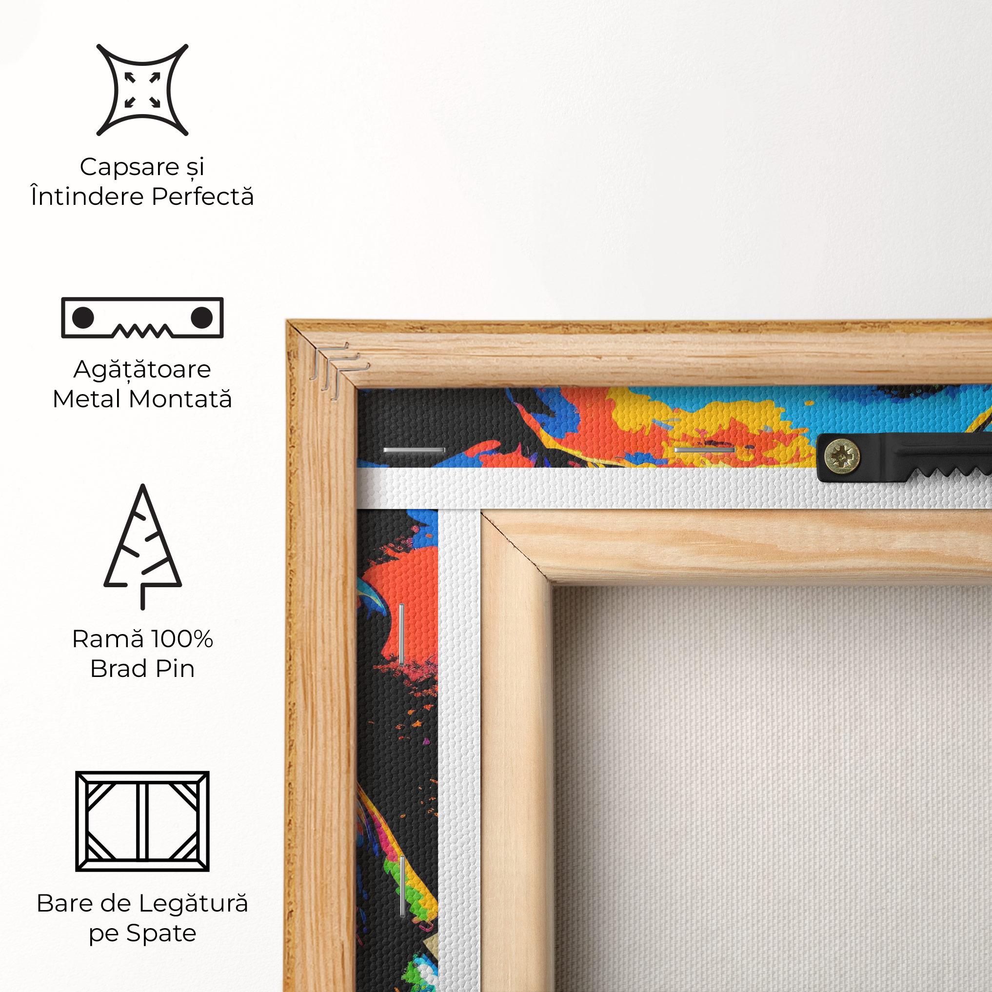 Tablou Canvas Elephant Portrait mockup 5