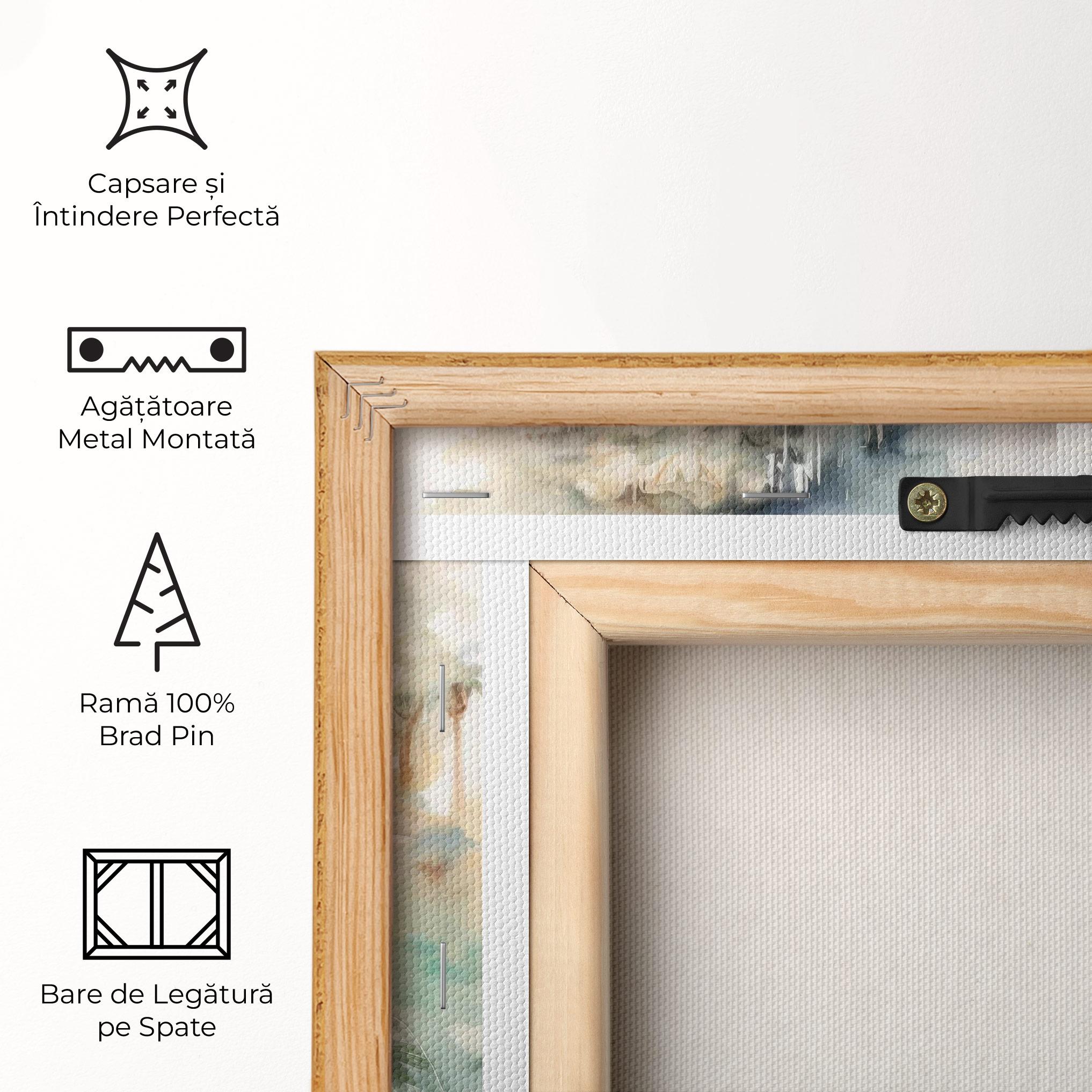 Tablou Canvas Wild Watercolor Elephant mockup 5