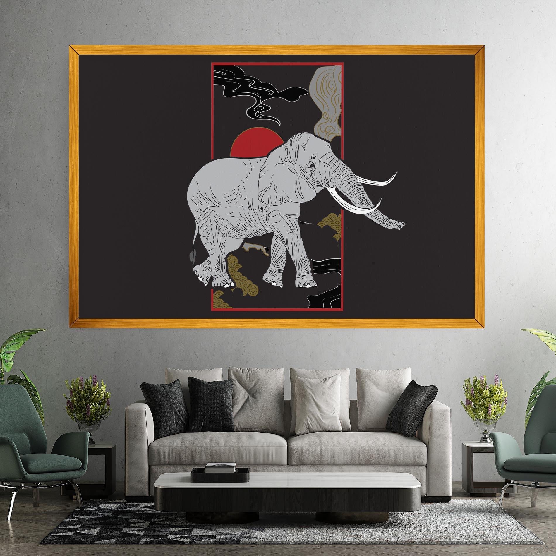 Tablou Canvas Elephant Asia mockup 7