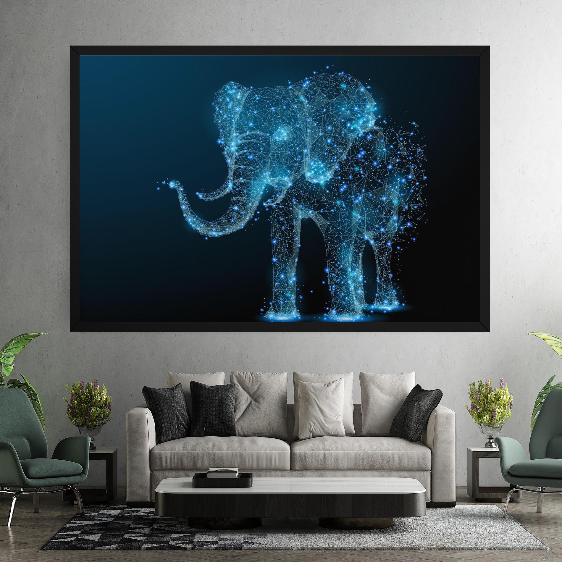 Tablou Canvas Digital Elephant mockup 7