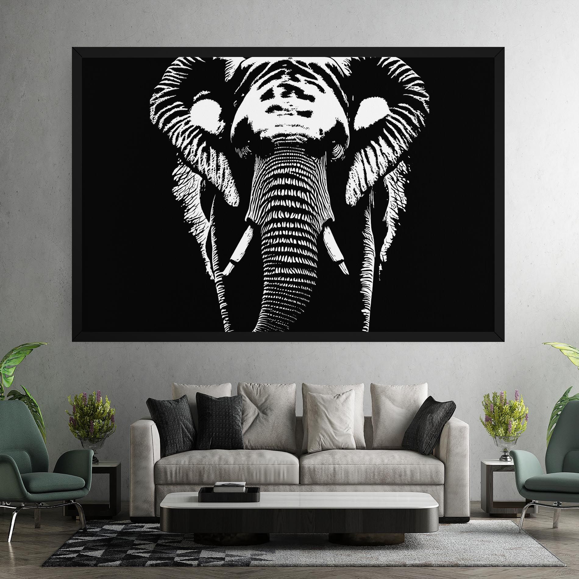 Elephant Drawing mockup 7