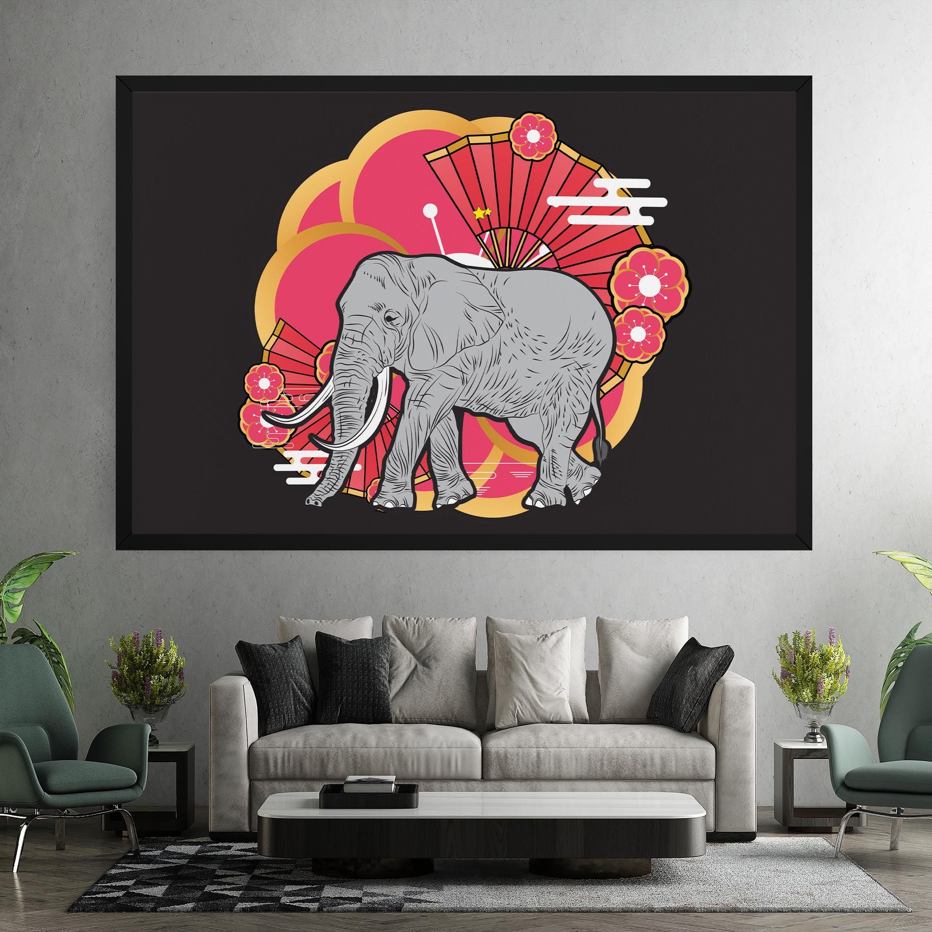 Elephant On Pink mockup 7