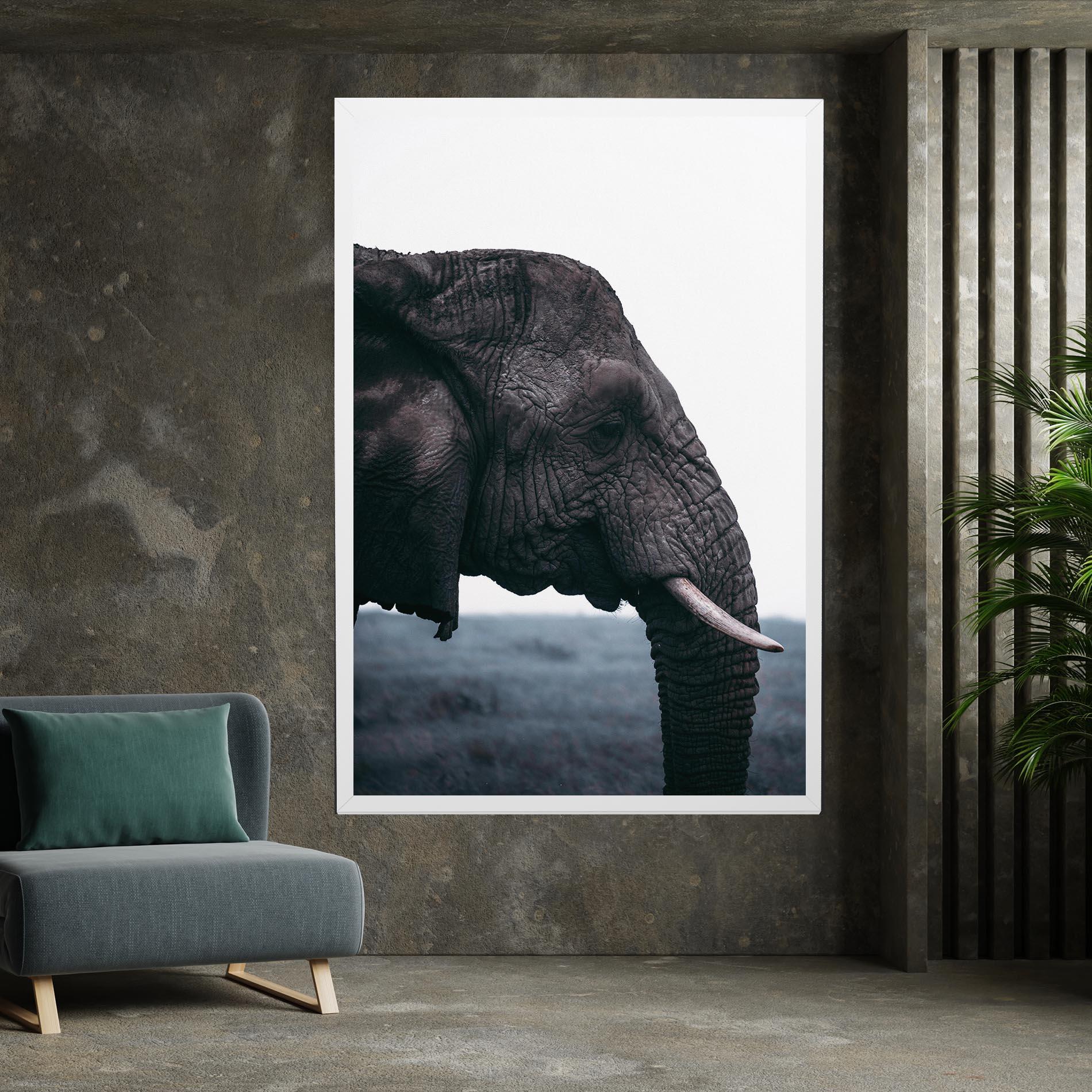 Tablou Canvas Close Grey Eelephant mockup 7