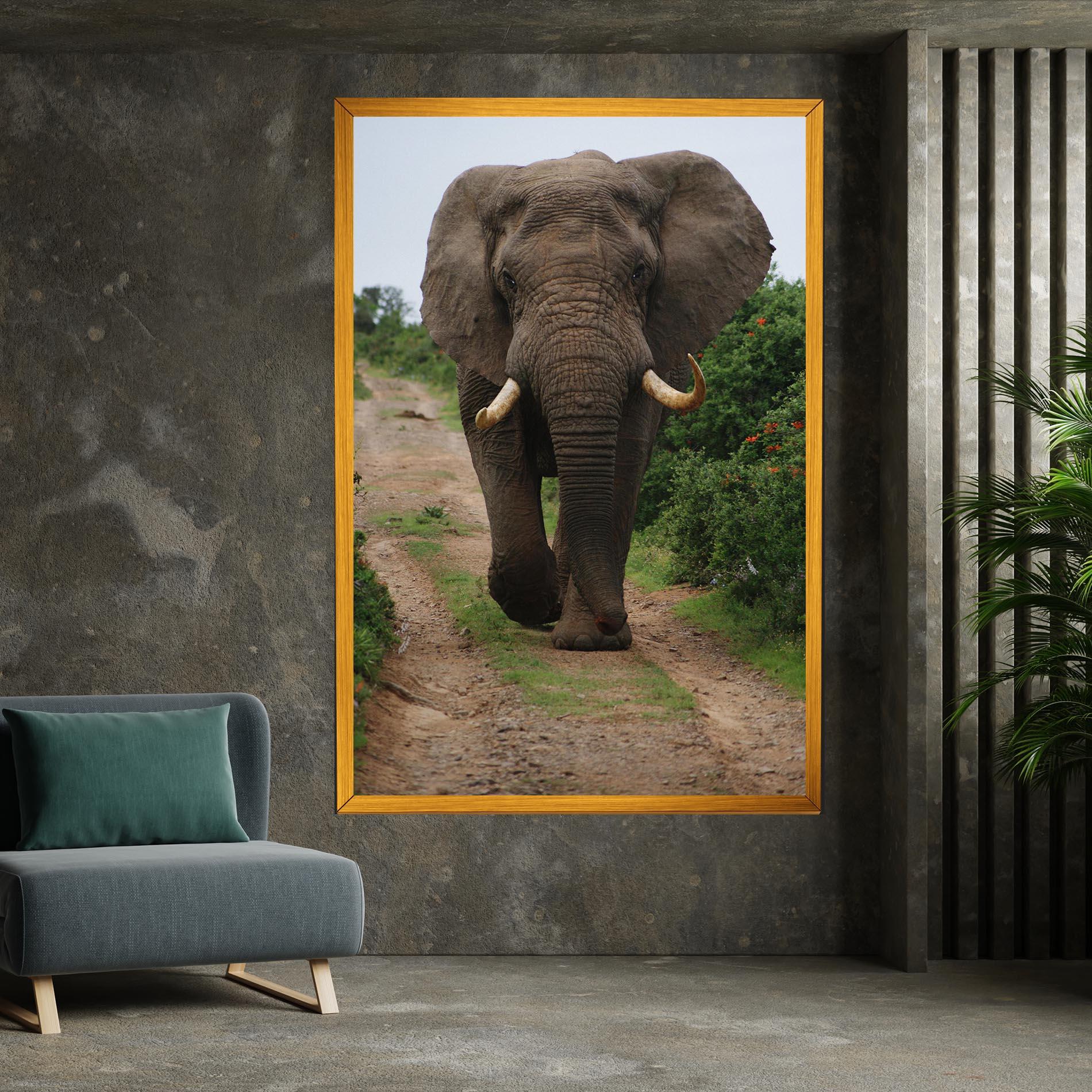 Tablou Canvas Elephant Safari mockup 7