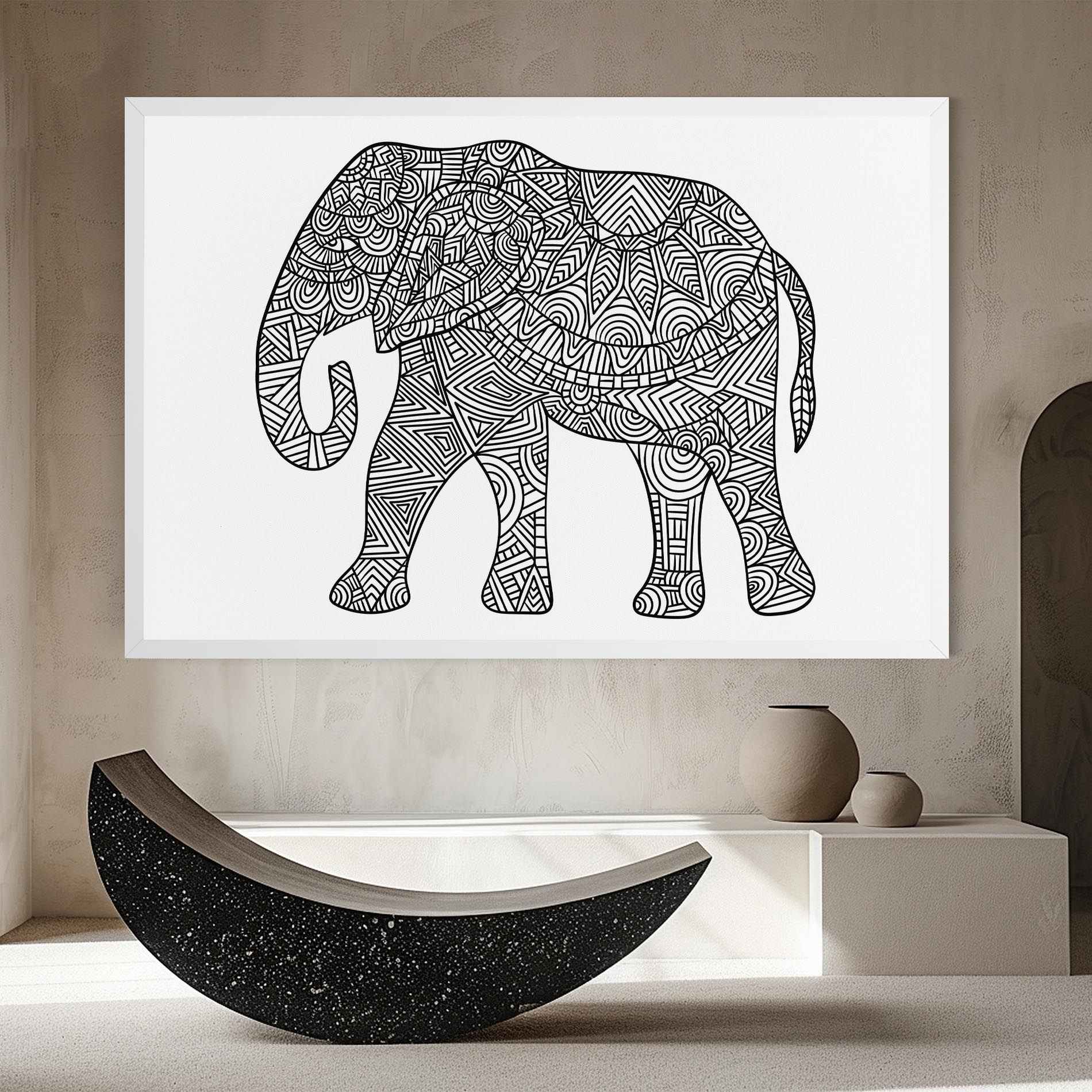 Elephant Mandala mockup 8