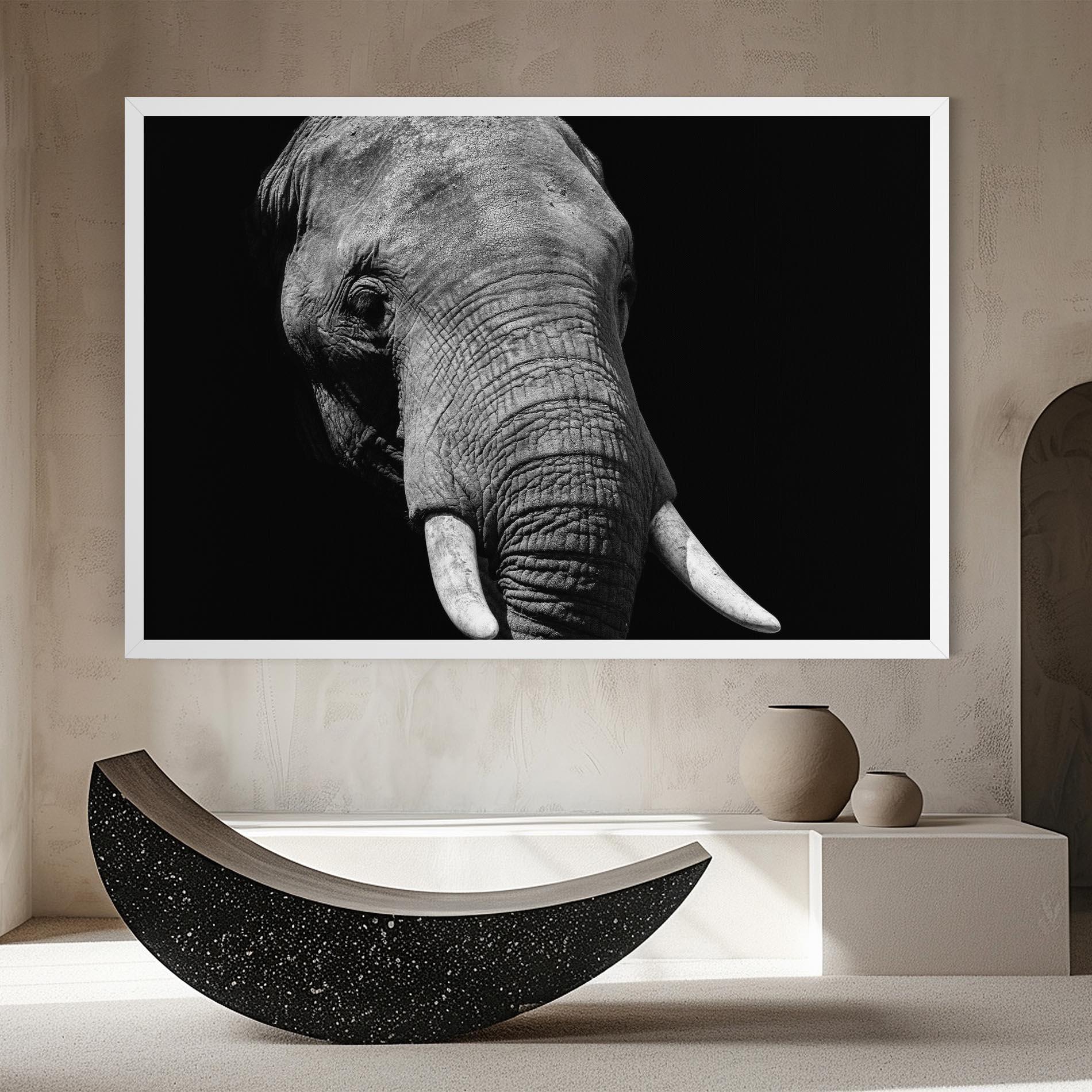 Tablou Canvas Shadow Elephant mockup 8