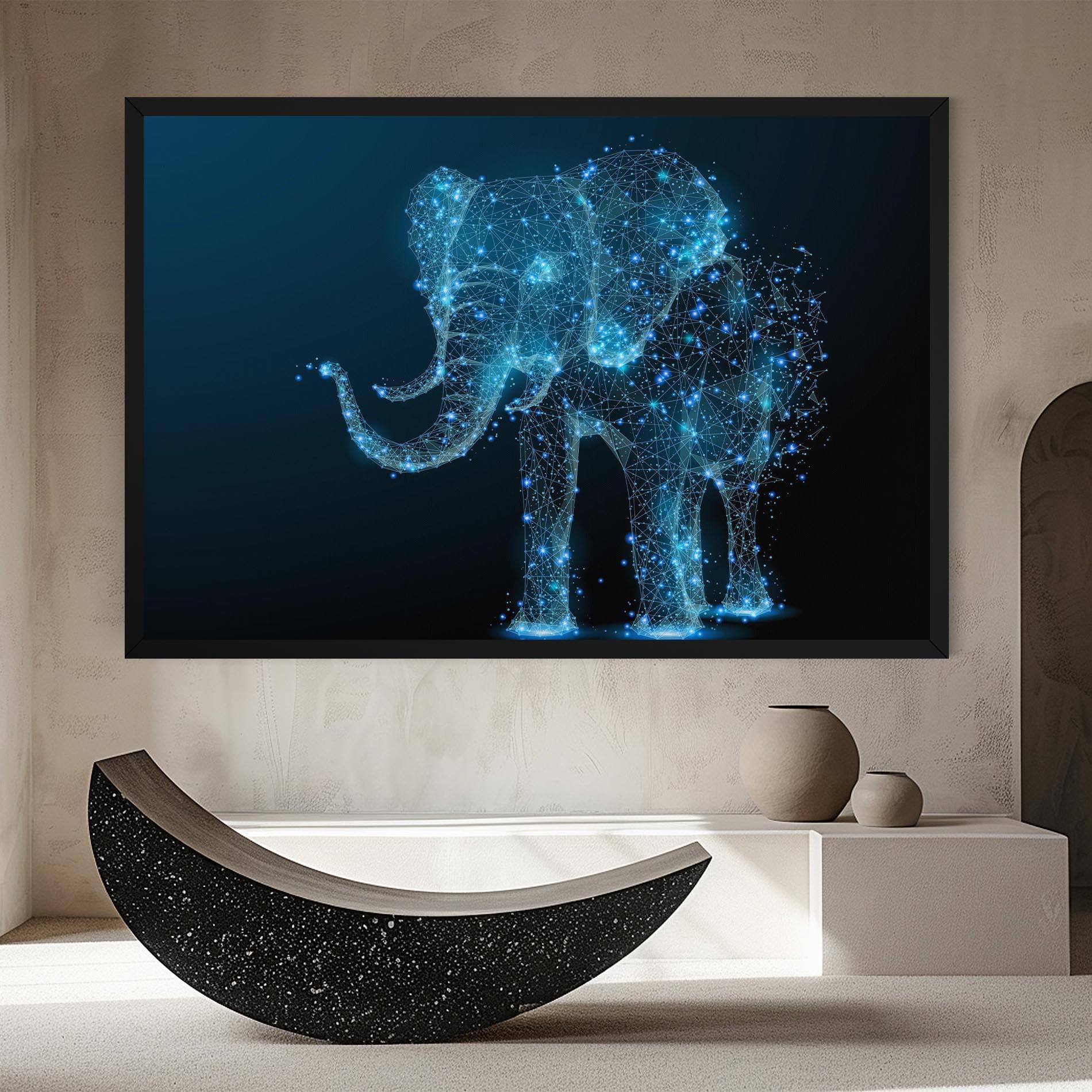 Tablou Canvas Digital Elephant mockup 8