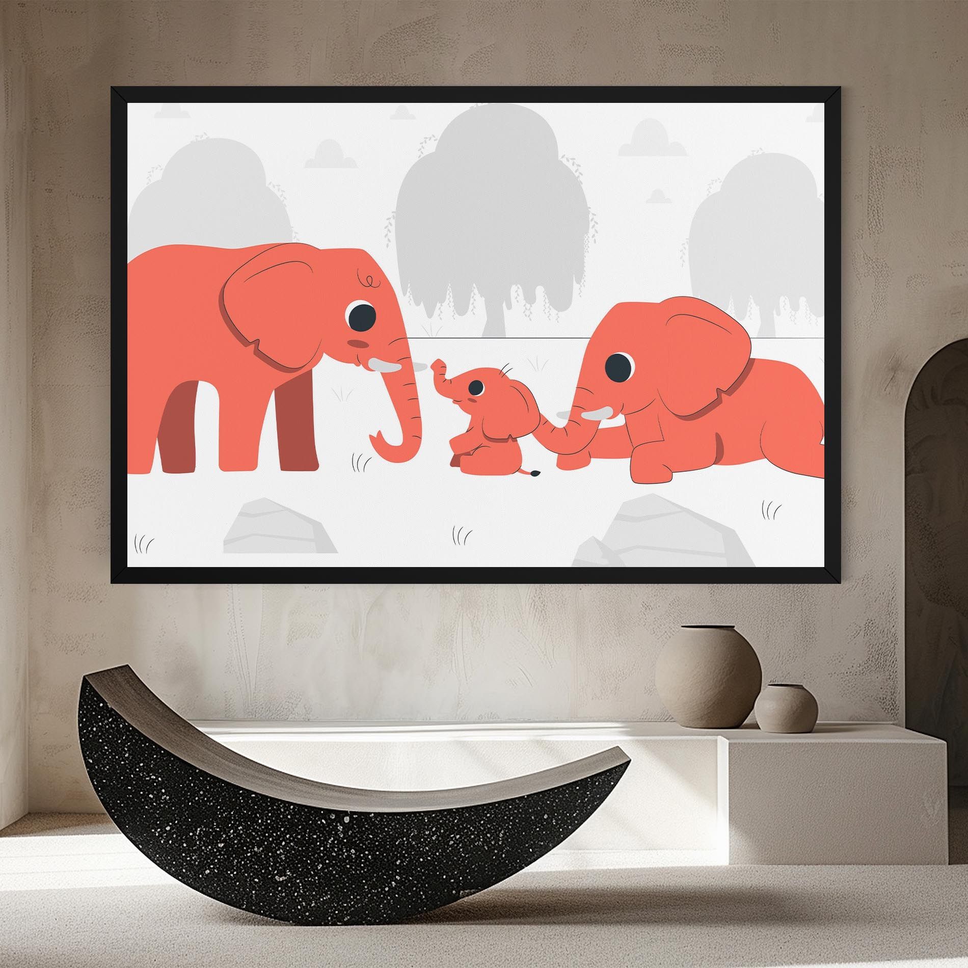 Orange Elephant mockup 8