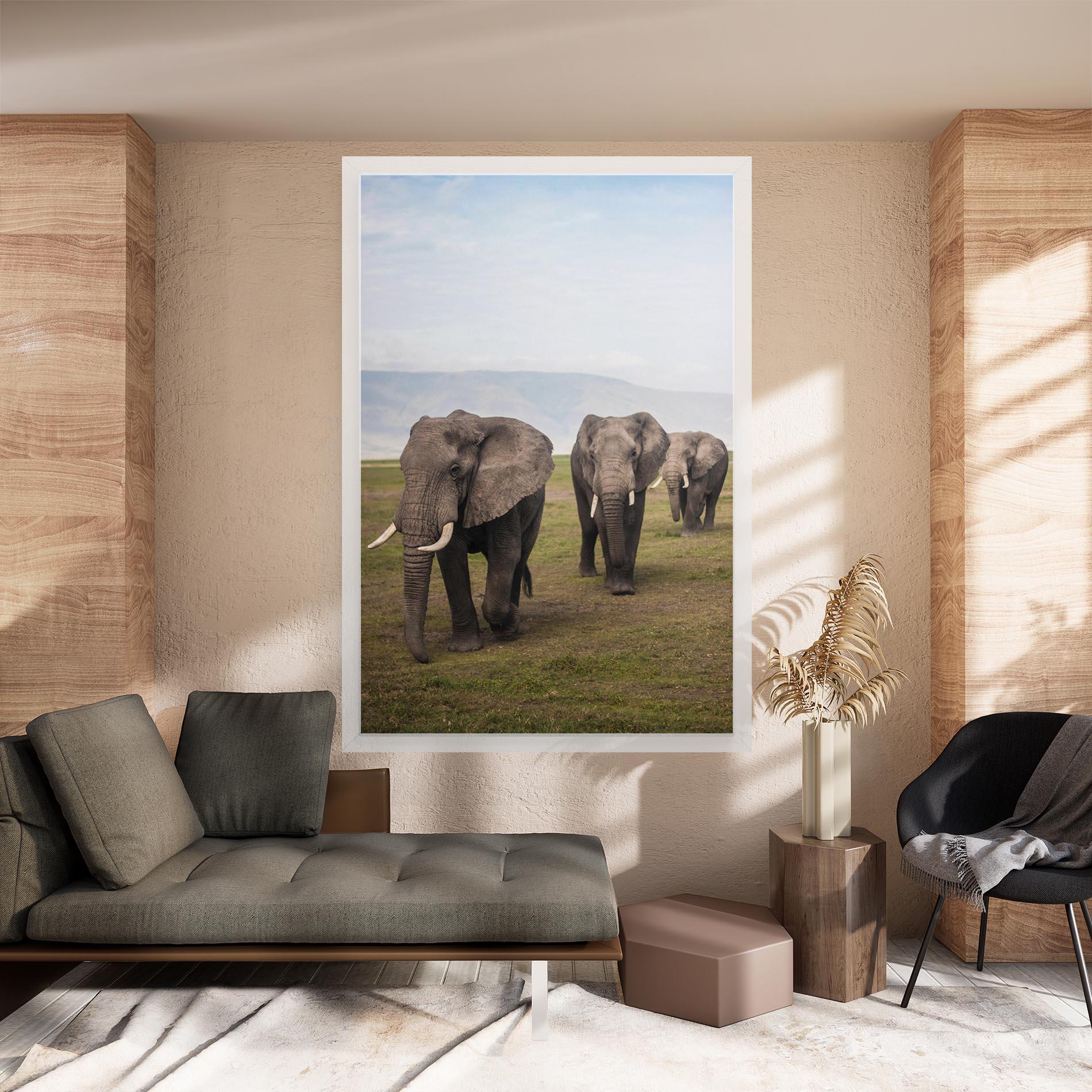 Tablou Canvas Elephant Landscape mockup 8