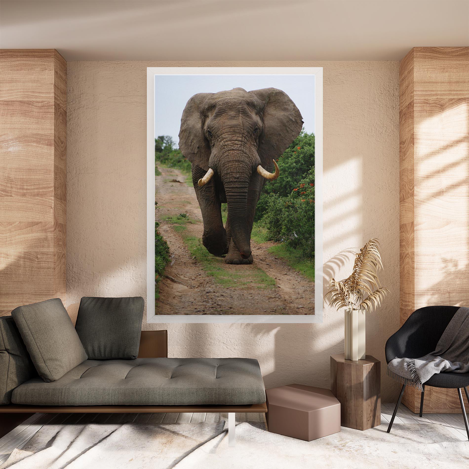 Tablou Canvas Elephant Safari mockup 8