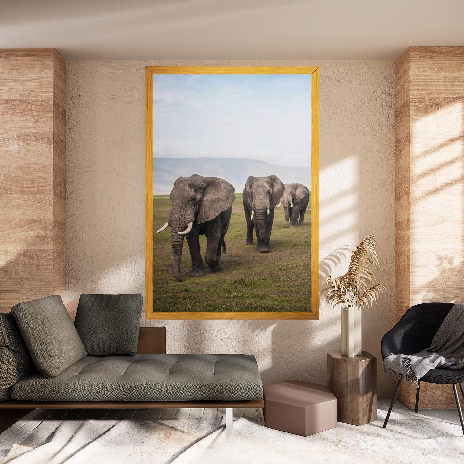 Tablou Canvas Elephant Landscape mockup 8