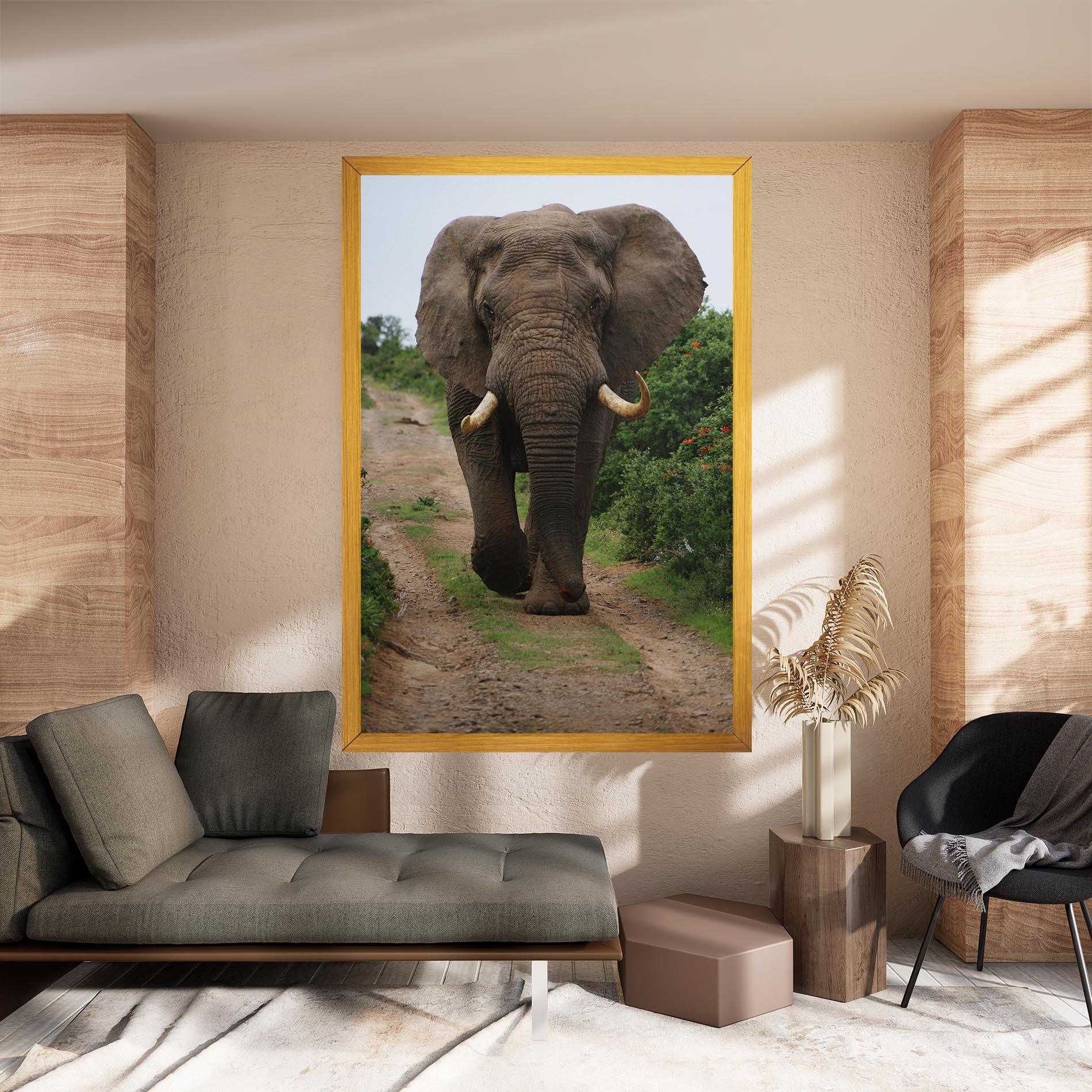 Tablou Canvas Elephant Safari mockup 8