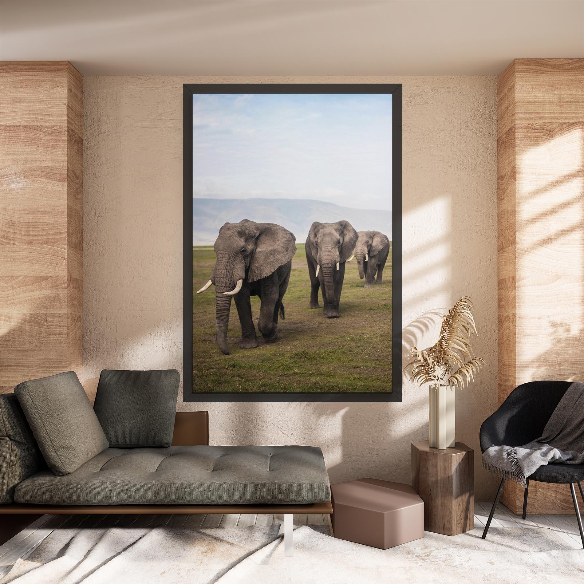 Tablou Canvas Elephant Landscape mockup 8