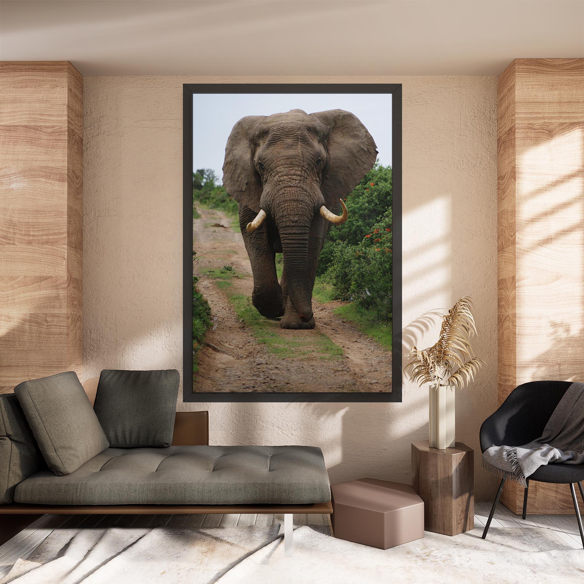 Tablou Canvas Elephant Safari mockup 8