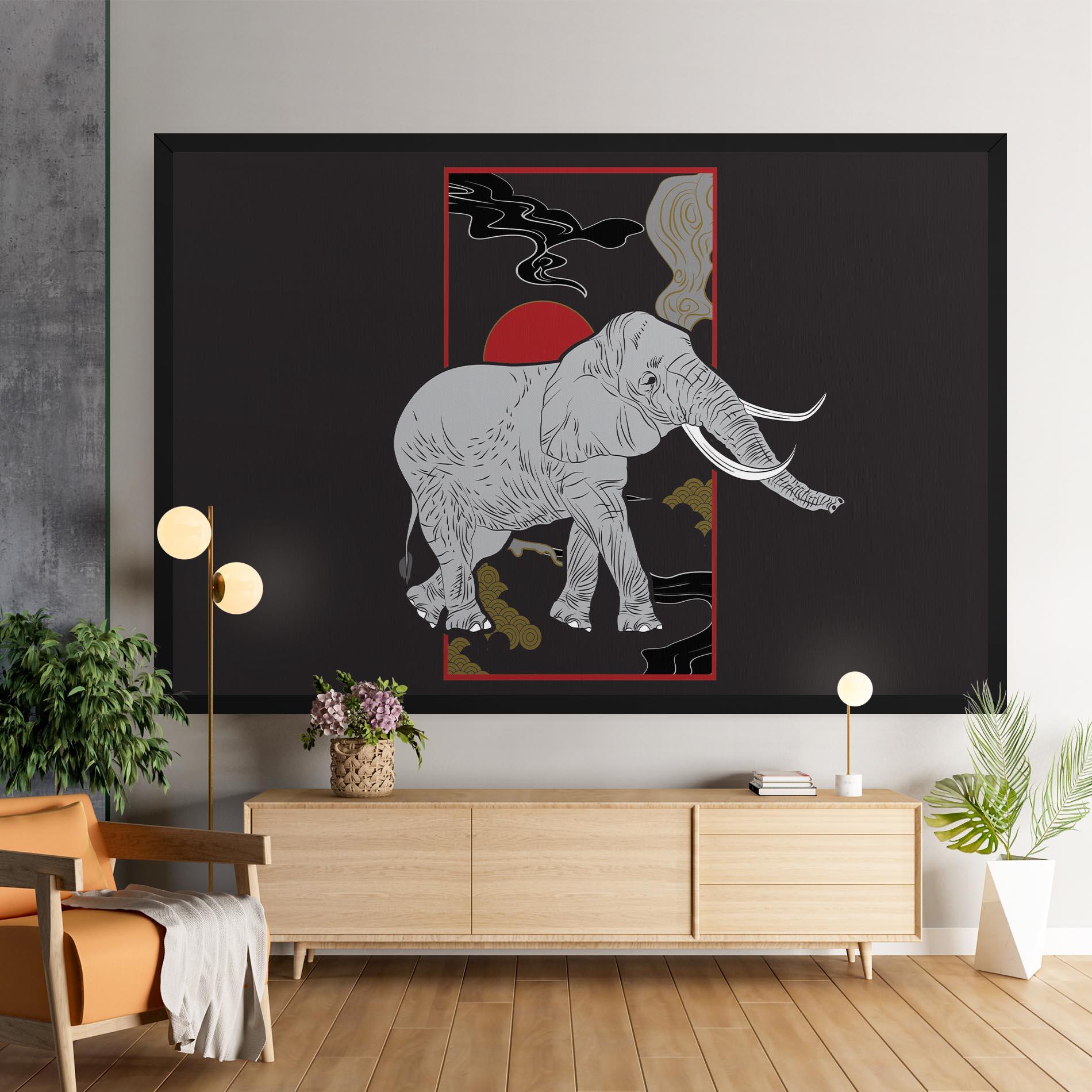 Tablou Canvas Elephant Asia mockup 9