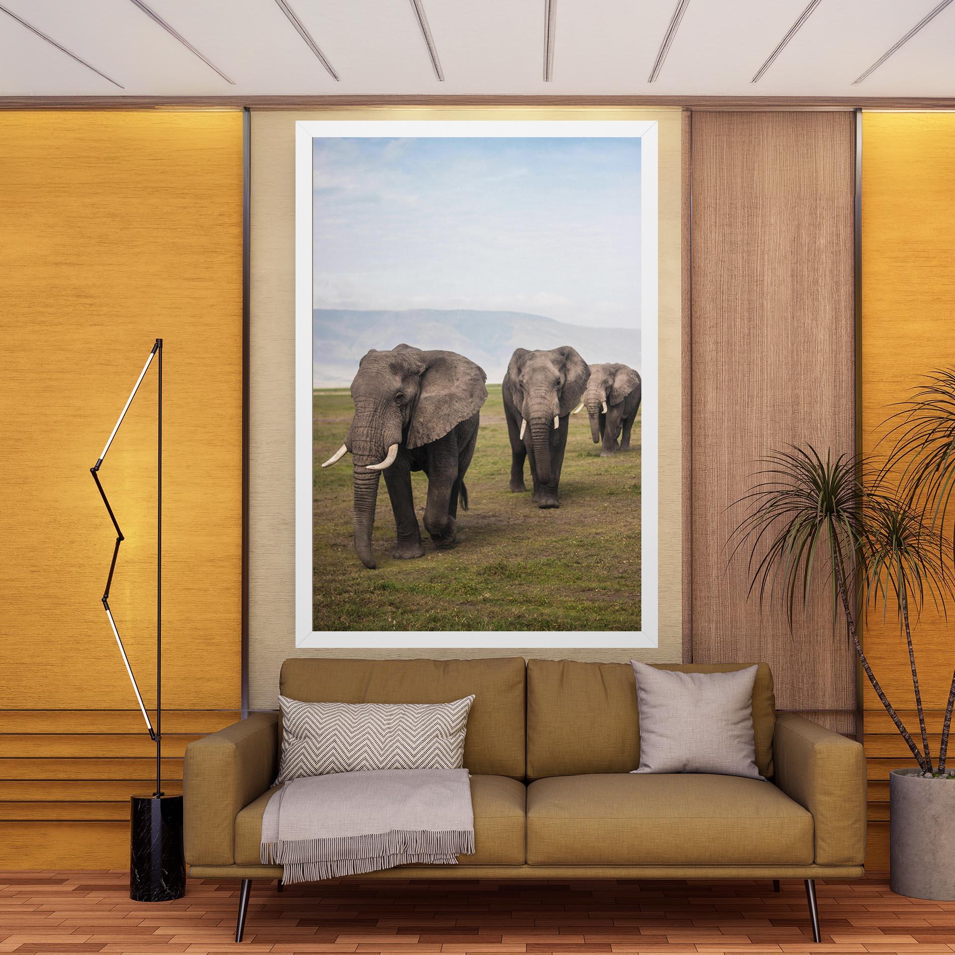 Tablou Canvas Elephant Landscape mockup 9