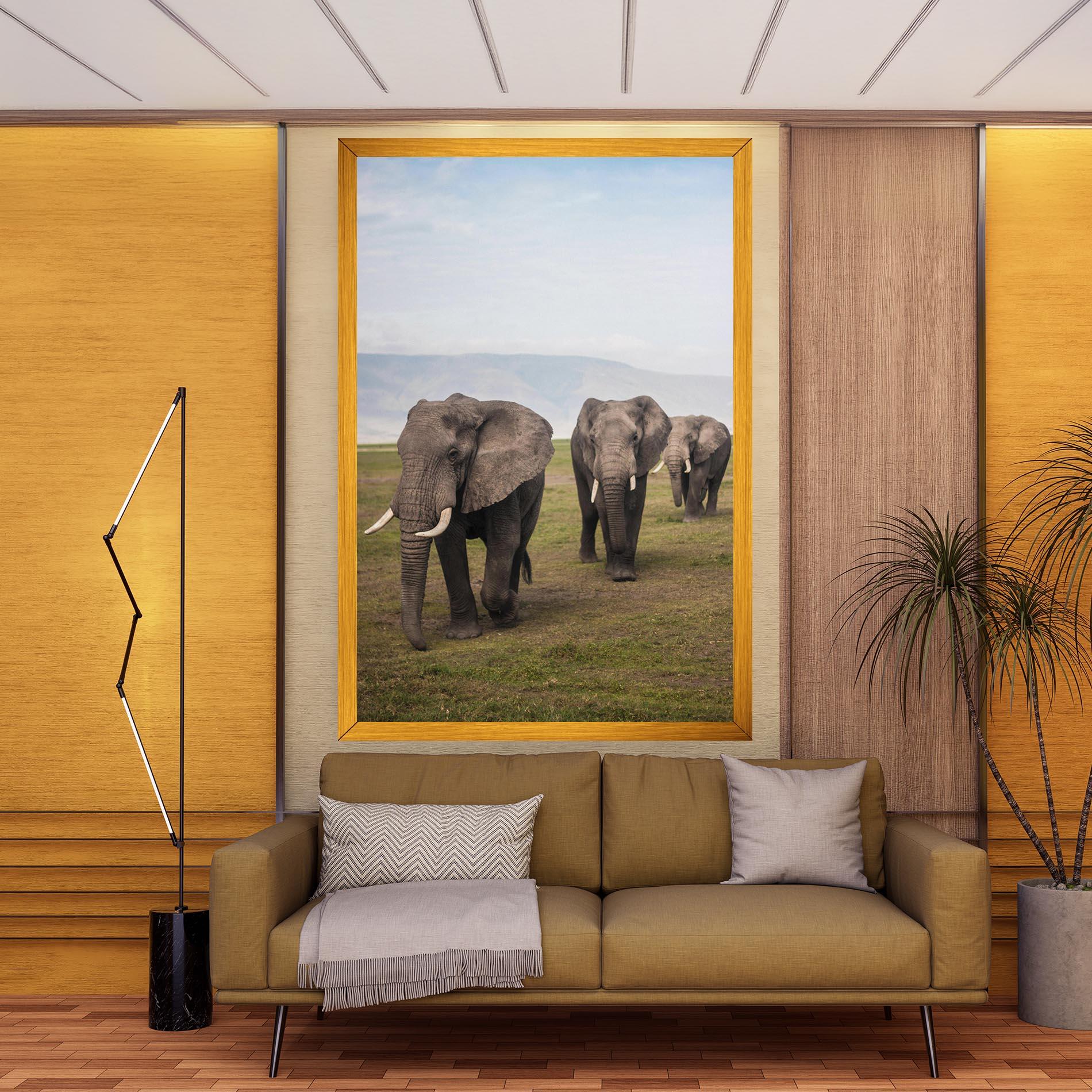 Tablou Canvas Elephant Landscape mockup 9