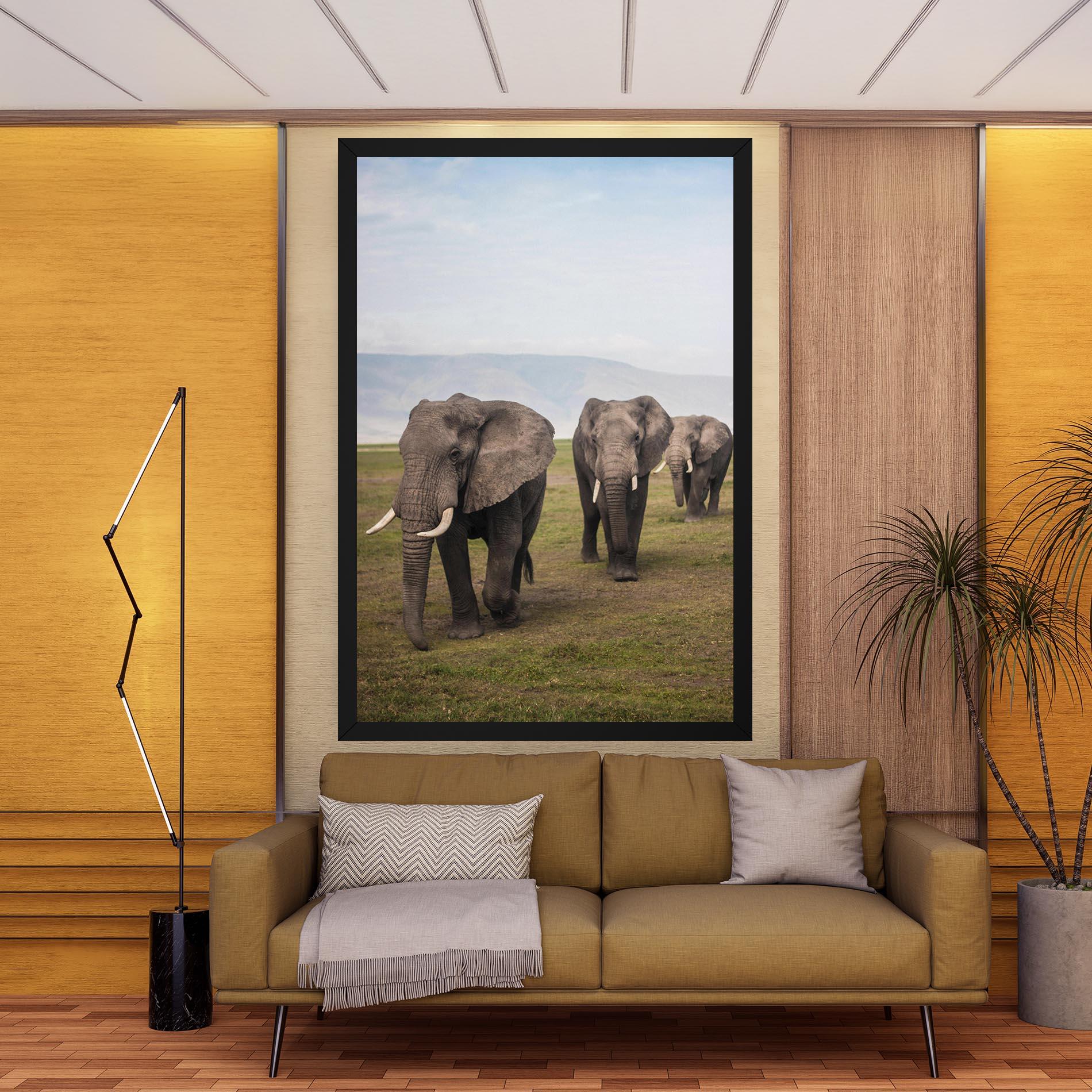 Tablou Canvas Elephant Landscape mockup 9